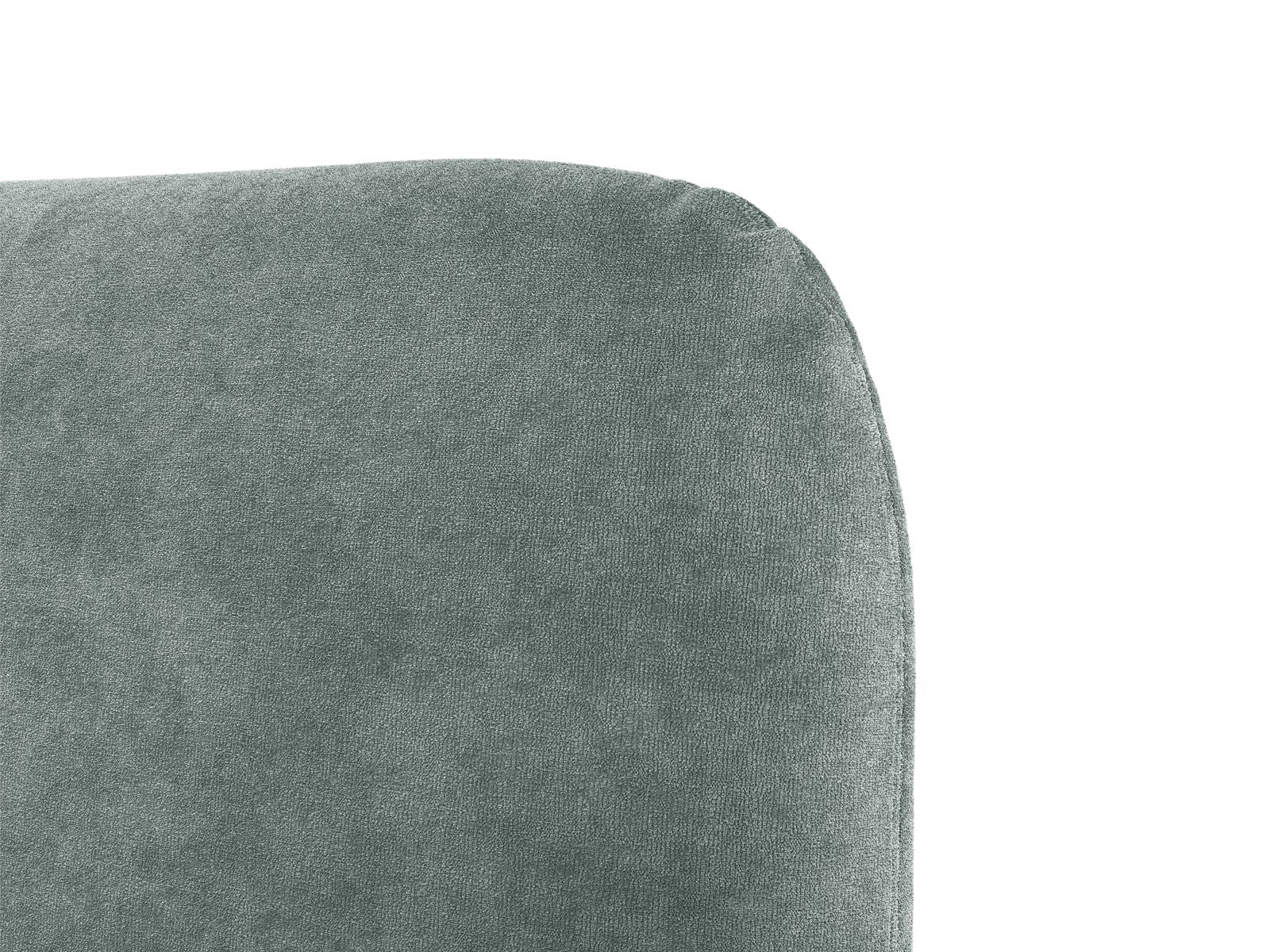VERA bed in blue chenille