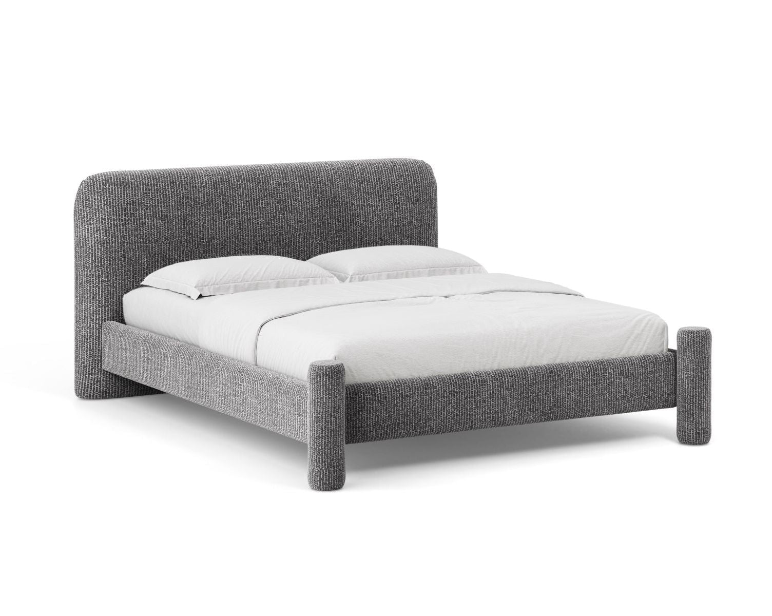 VERA bed in dark gray mélange