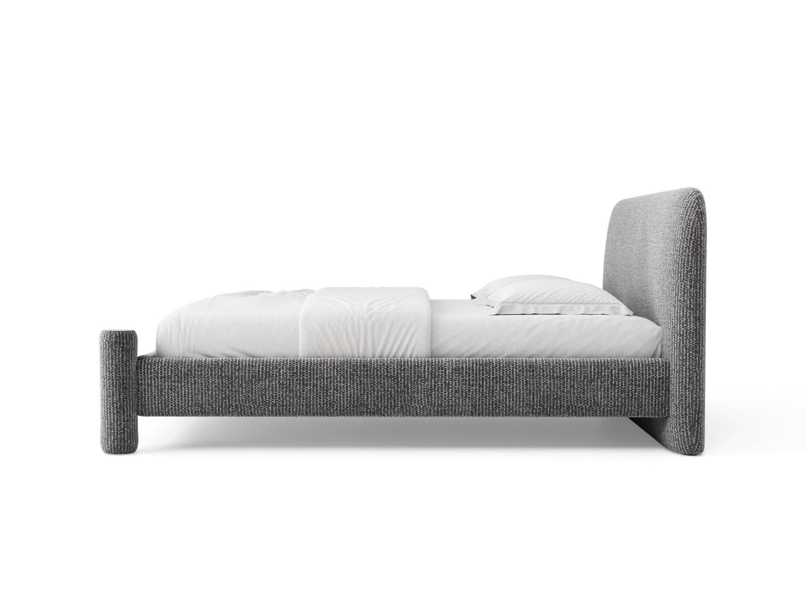 VERA bed in dark gray mélange