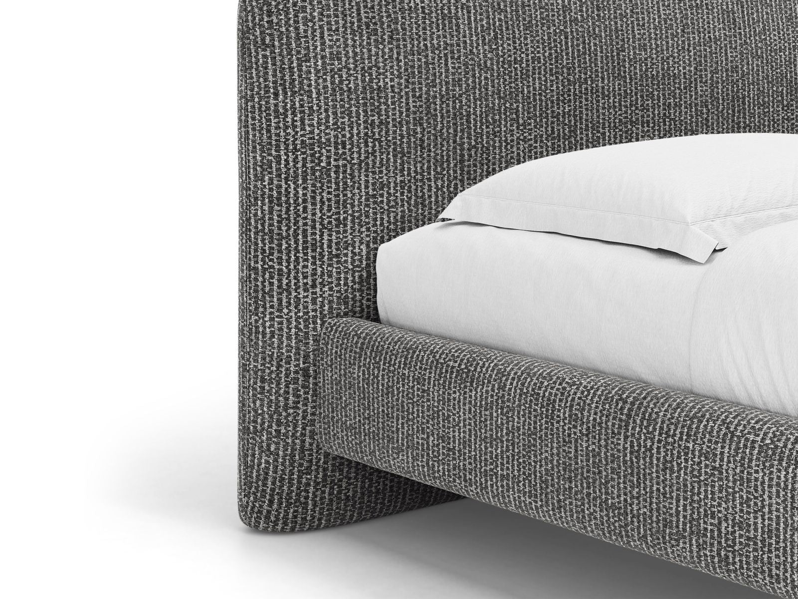 VERA bed in dark gray mélange