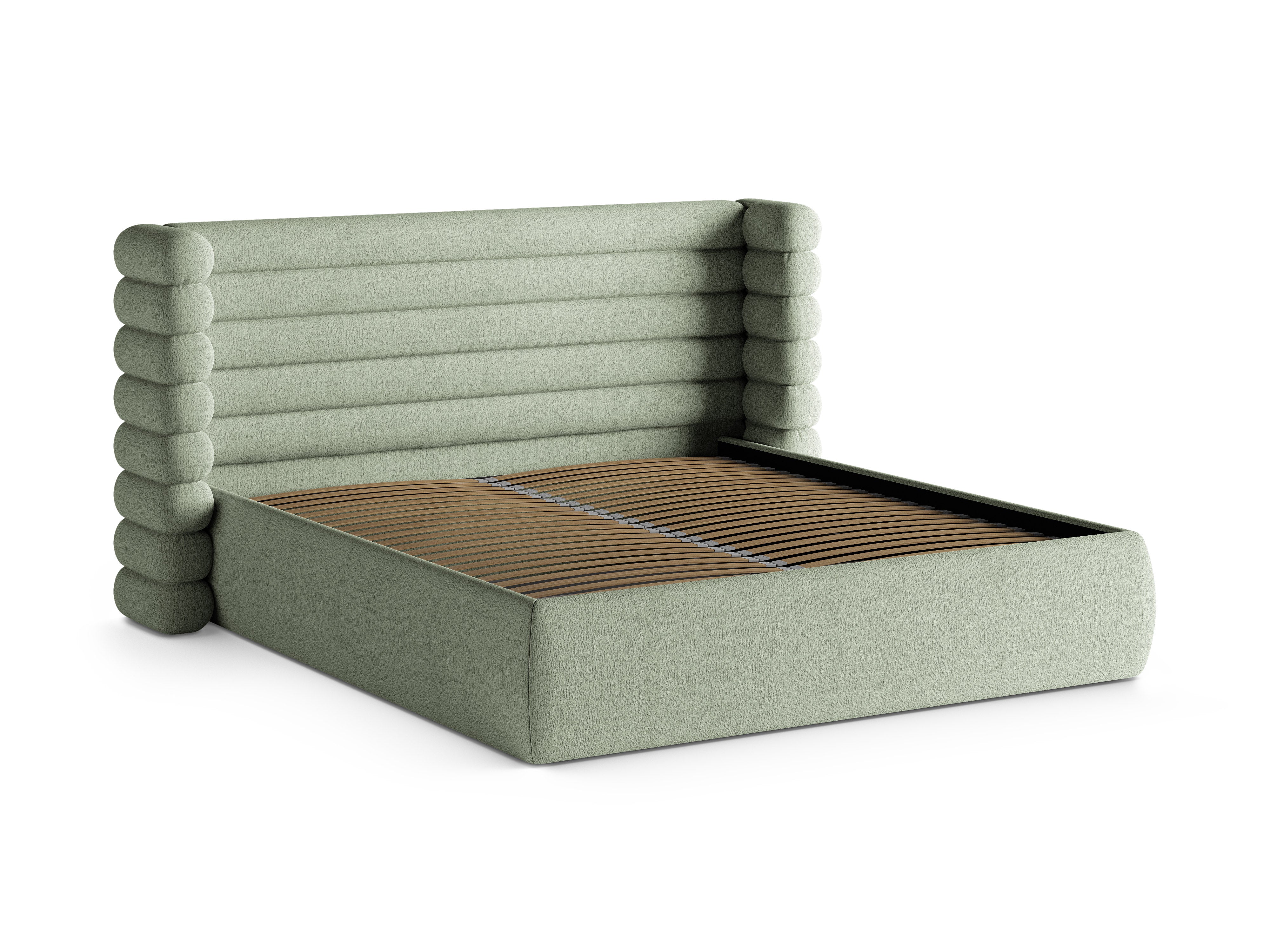 MOUNT Bed in Mint Boucle