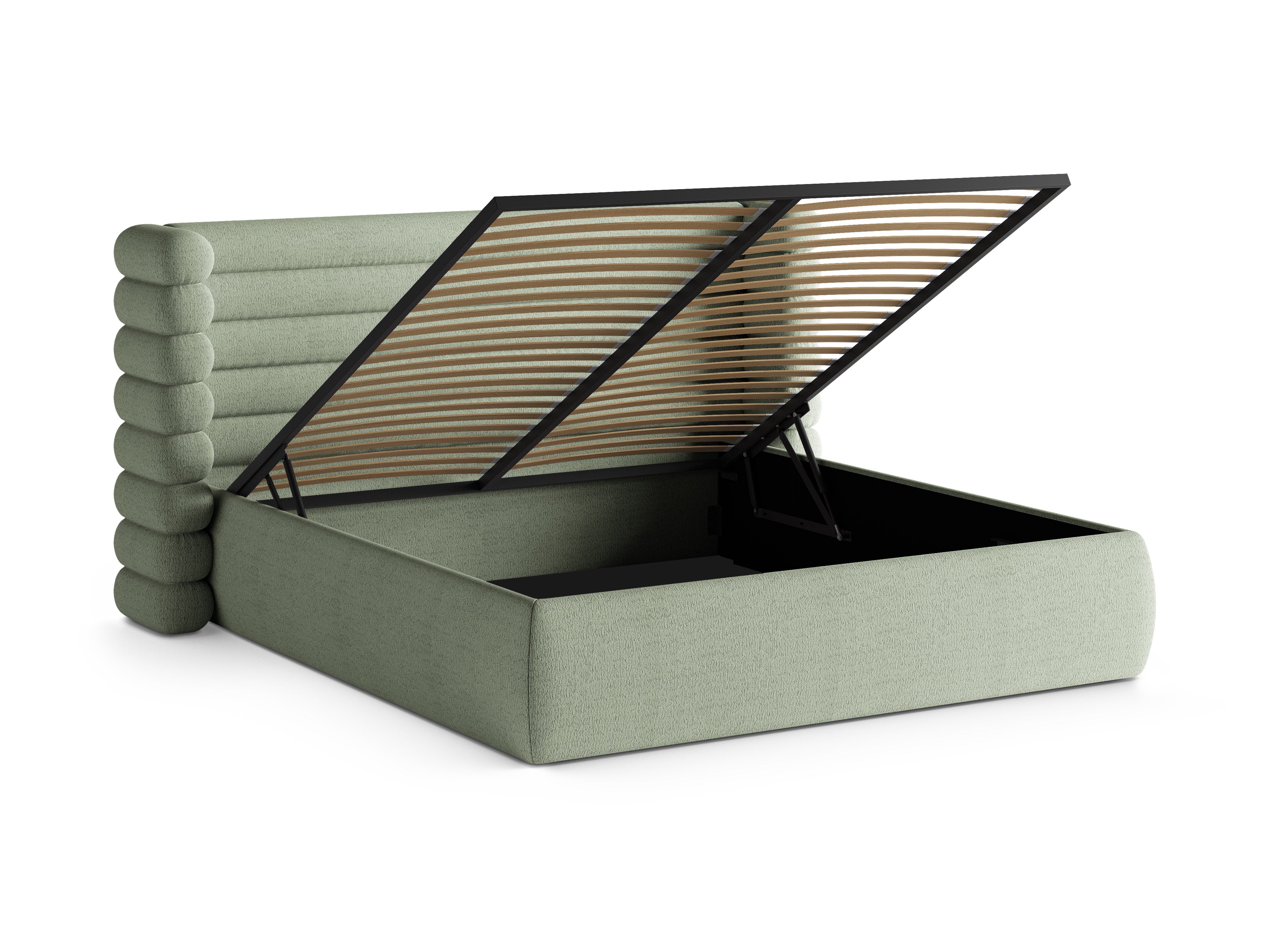 MOUNT Bed in Mint Boucle
