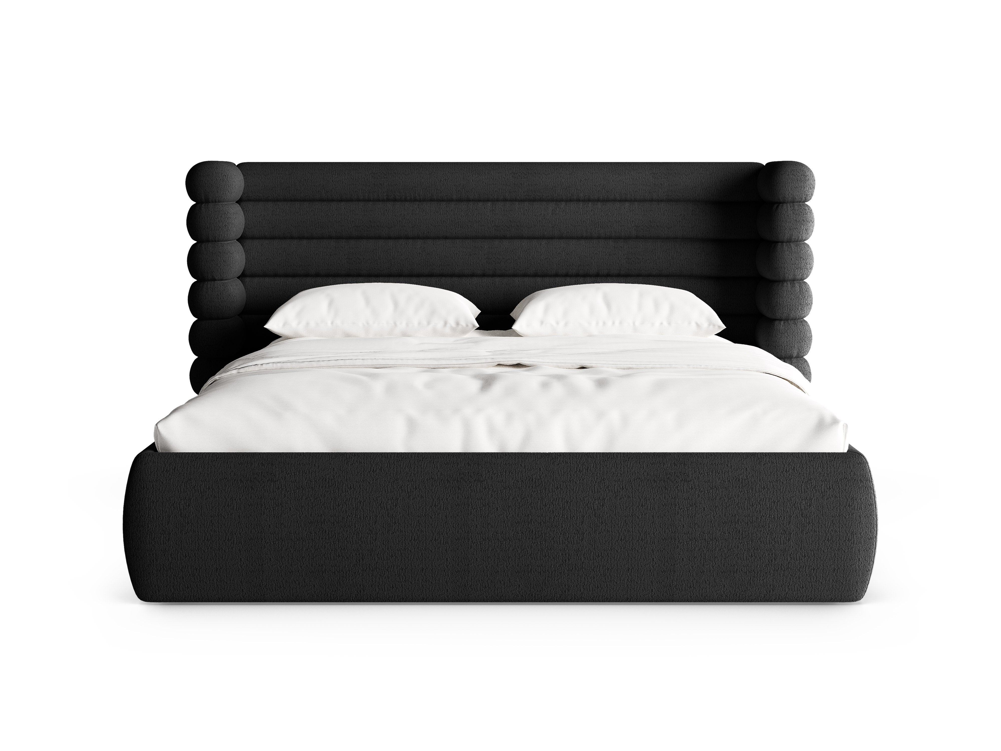 MOUNT Bed Black Boucle