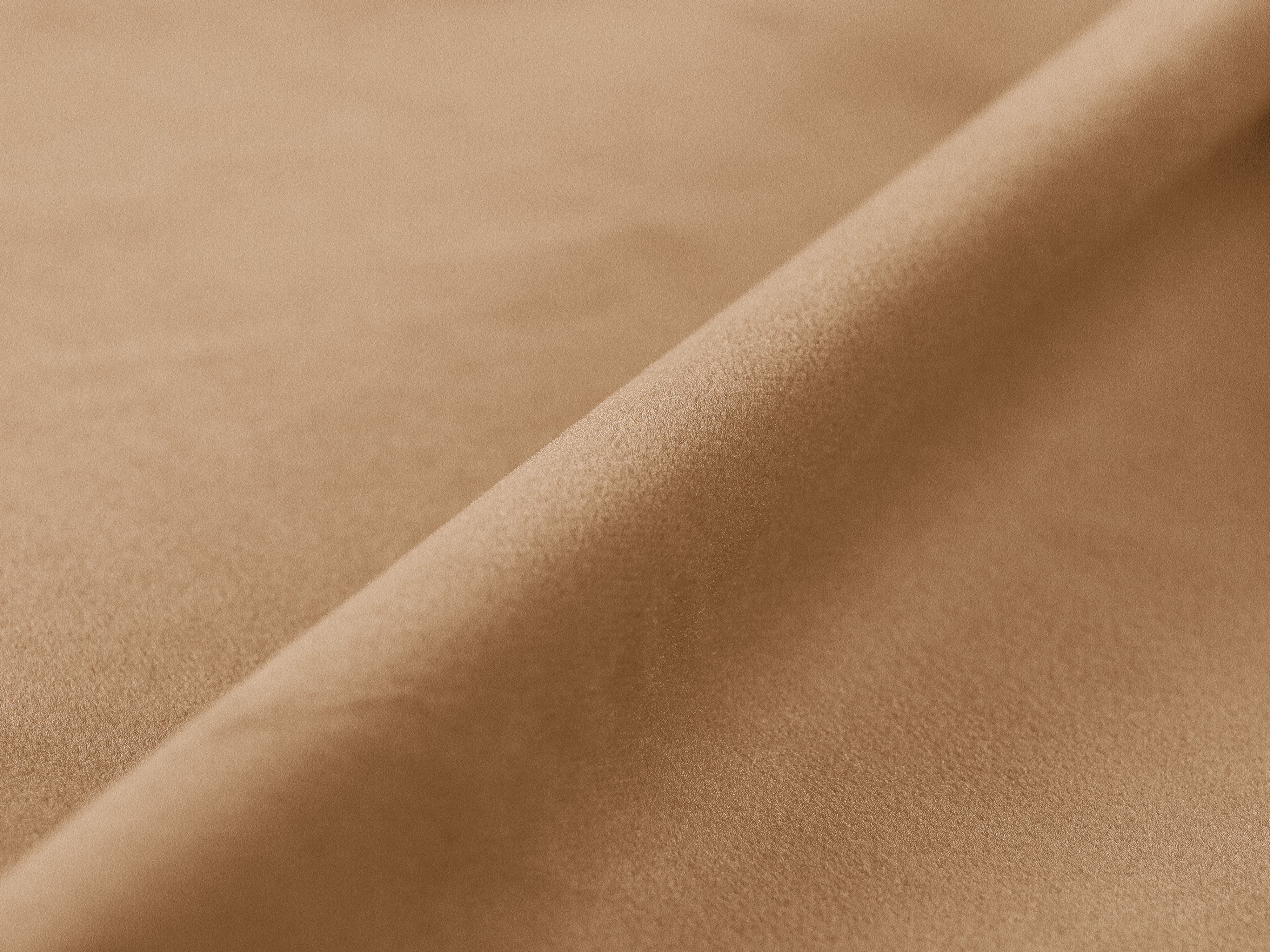Velvet bed with storage LUPINE sand