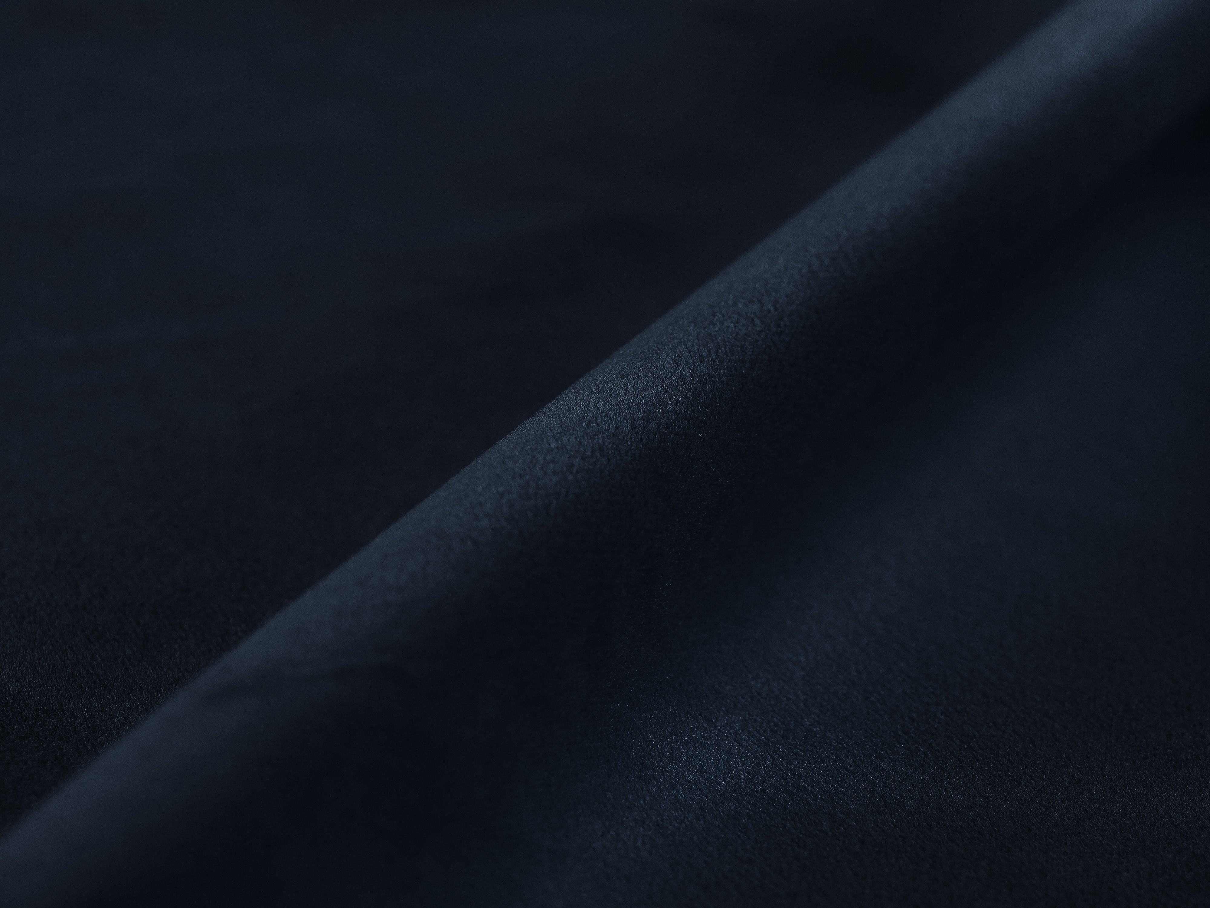 Velvet bed with storage LUPINE navy blue