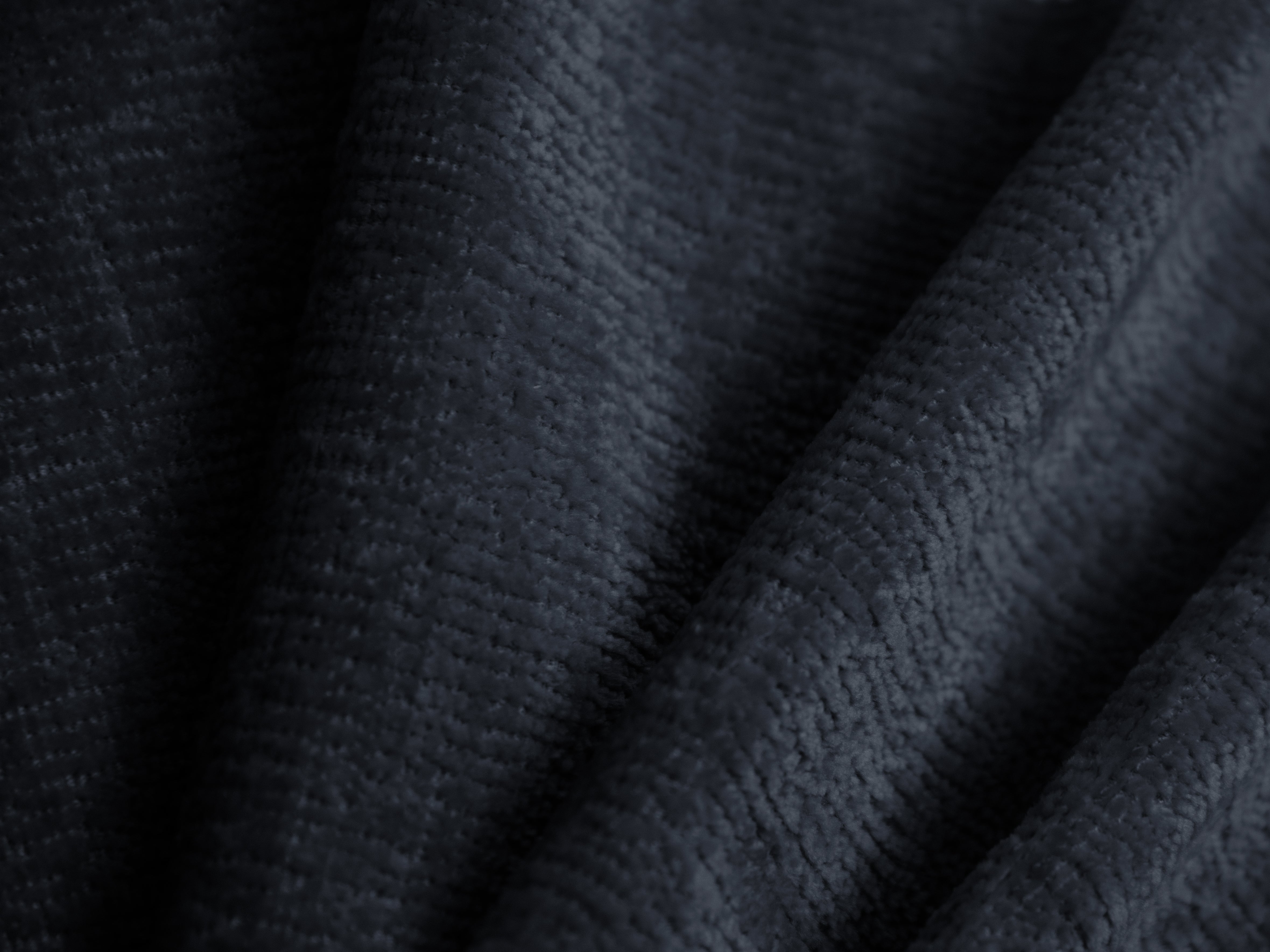 LUPINE Bed Dark Blue Chenille