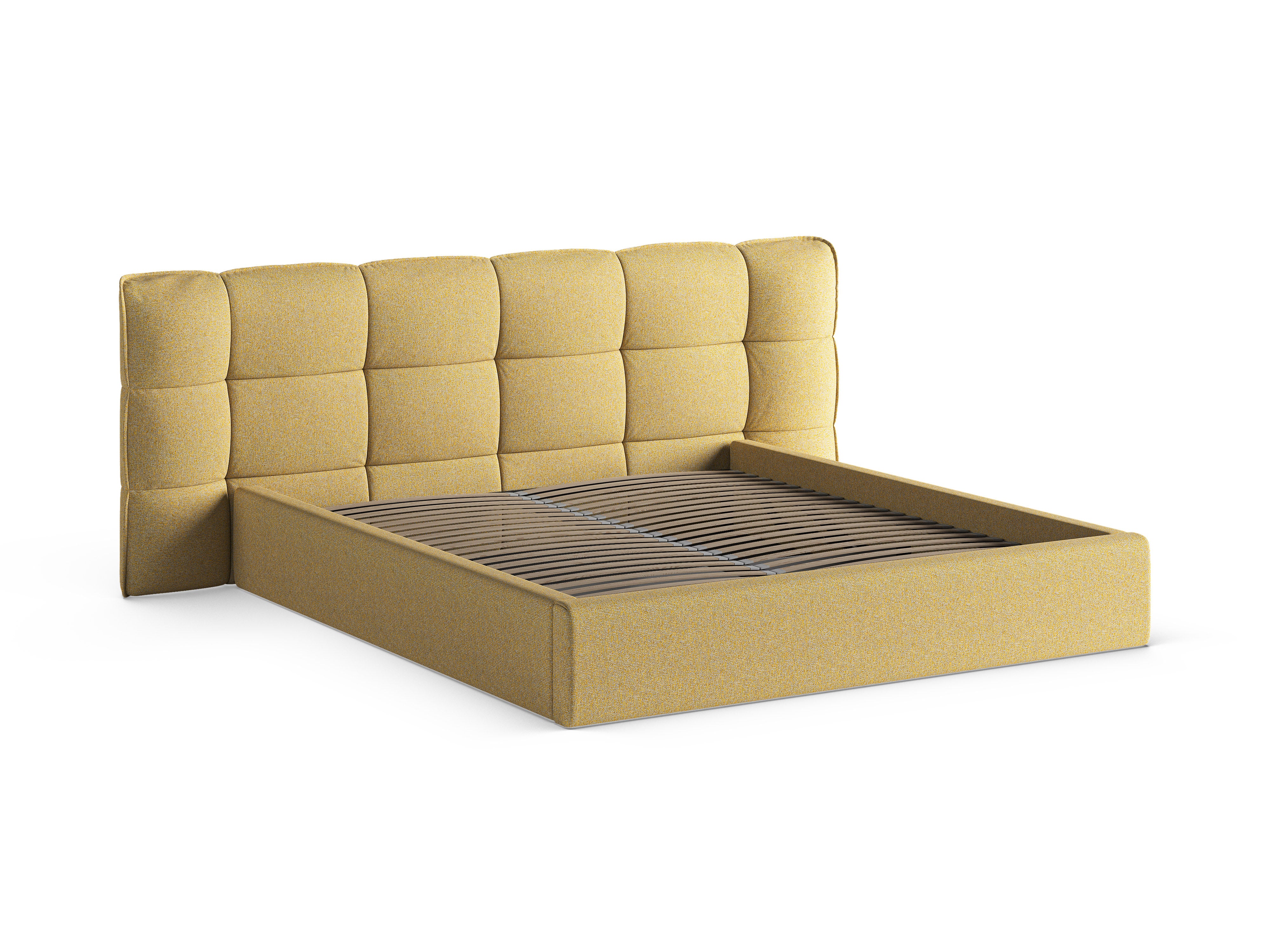 ERIC bed with storage in sunflower mélange