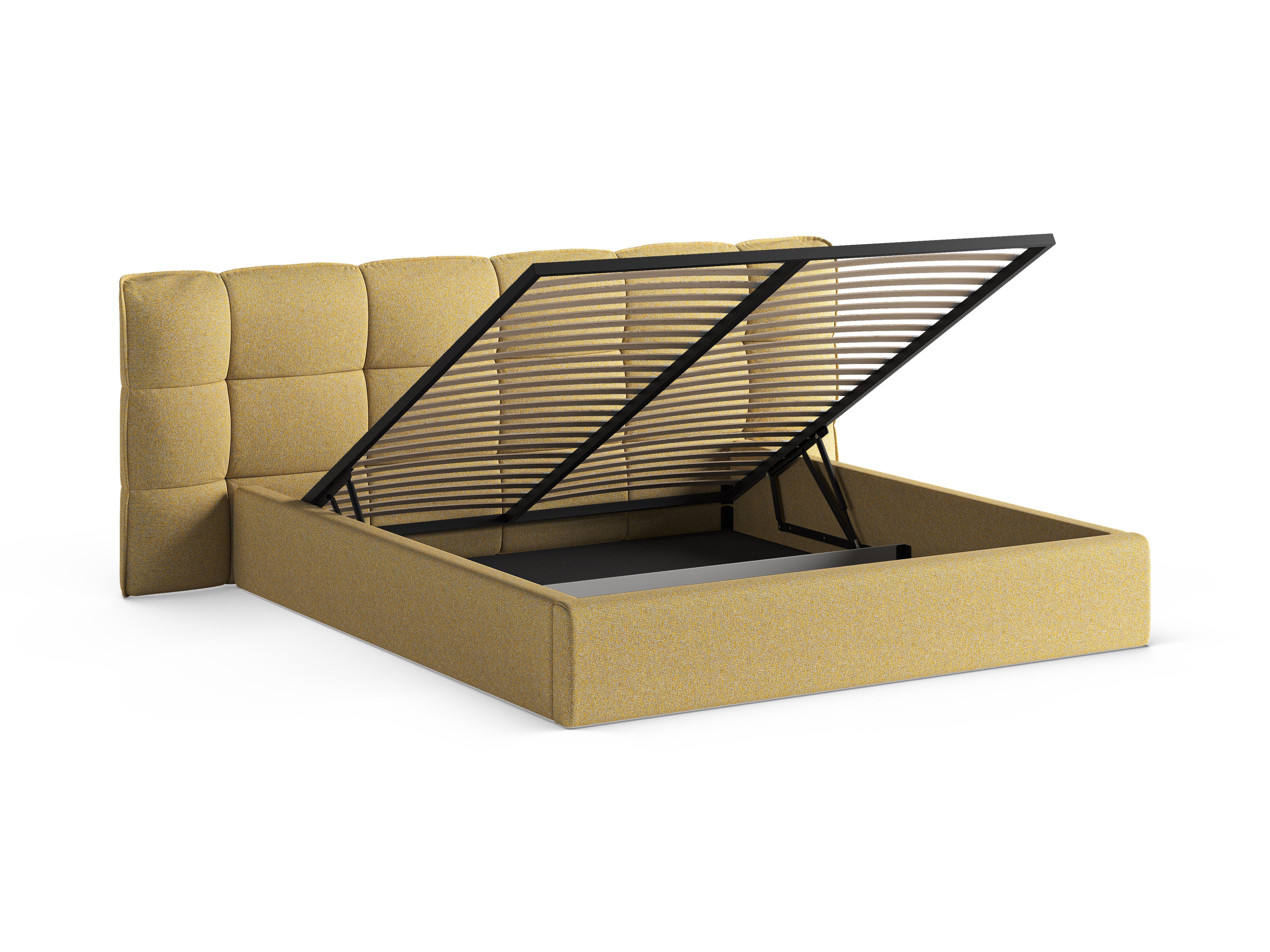 ERIC bed with storage in sunflower mélange