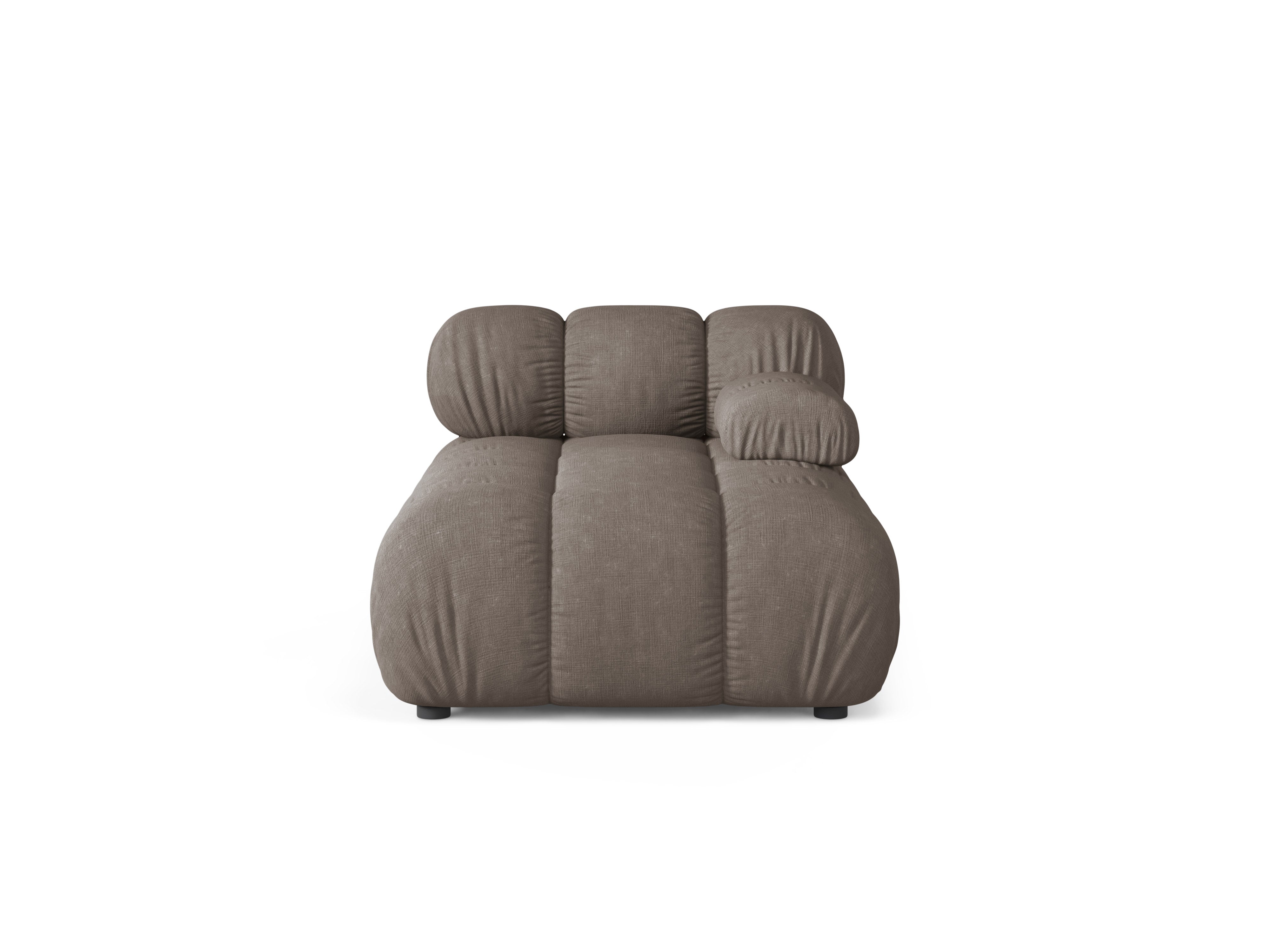 Right-facing chaise longue BELLIS dark cappuccino