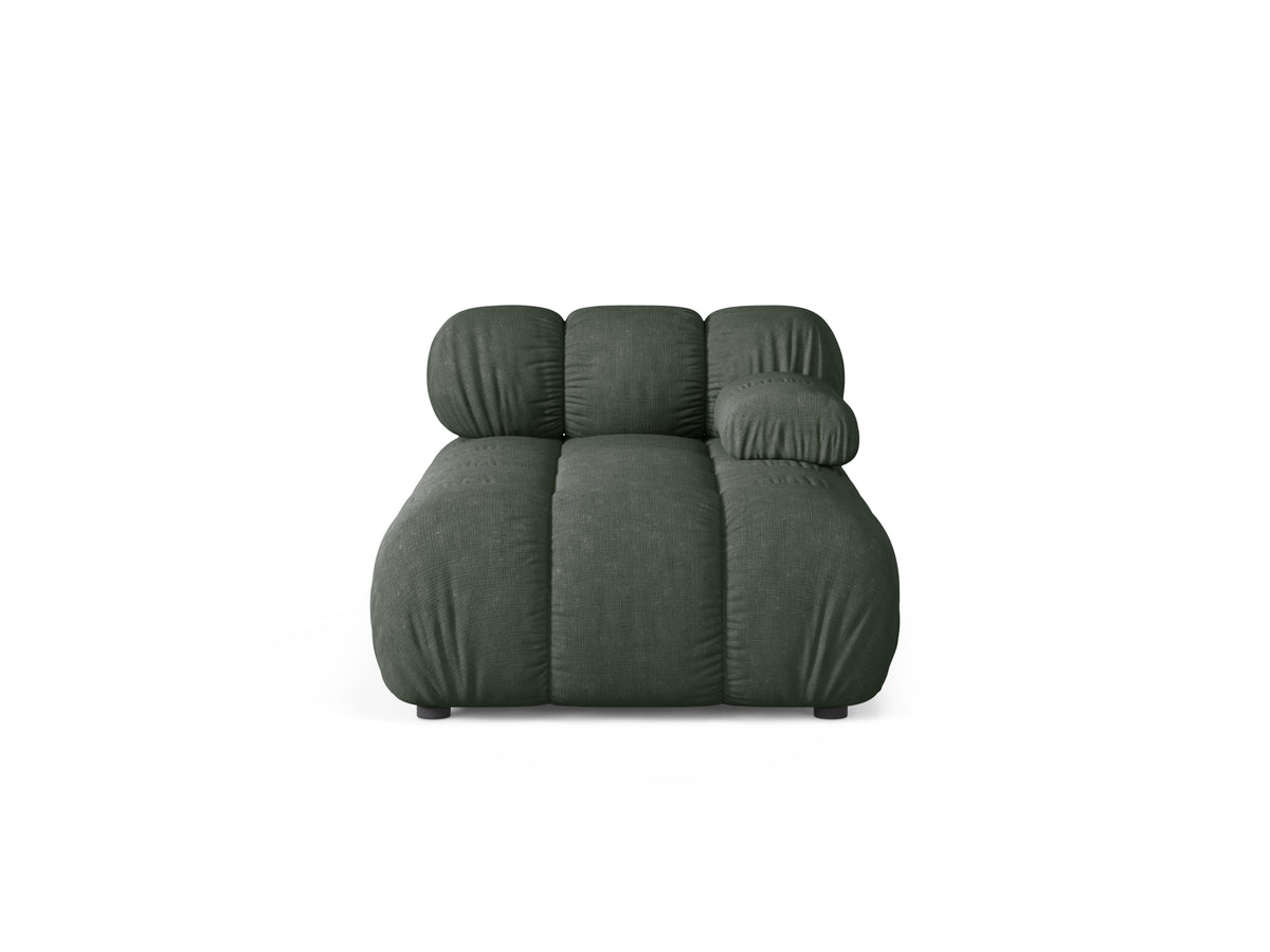 Right-facing chaise longue BELLIS dark green