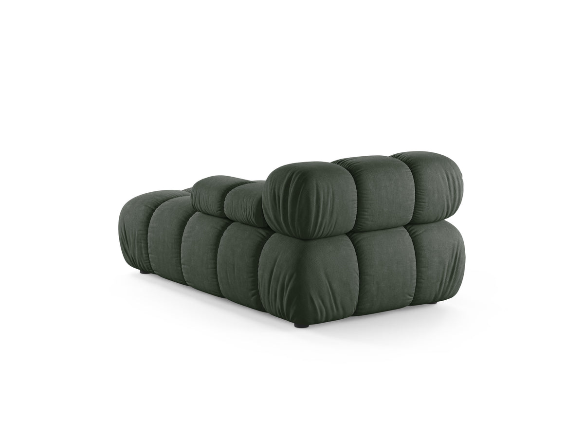 Right-facing chaise longue BELLIS dark green