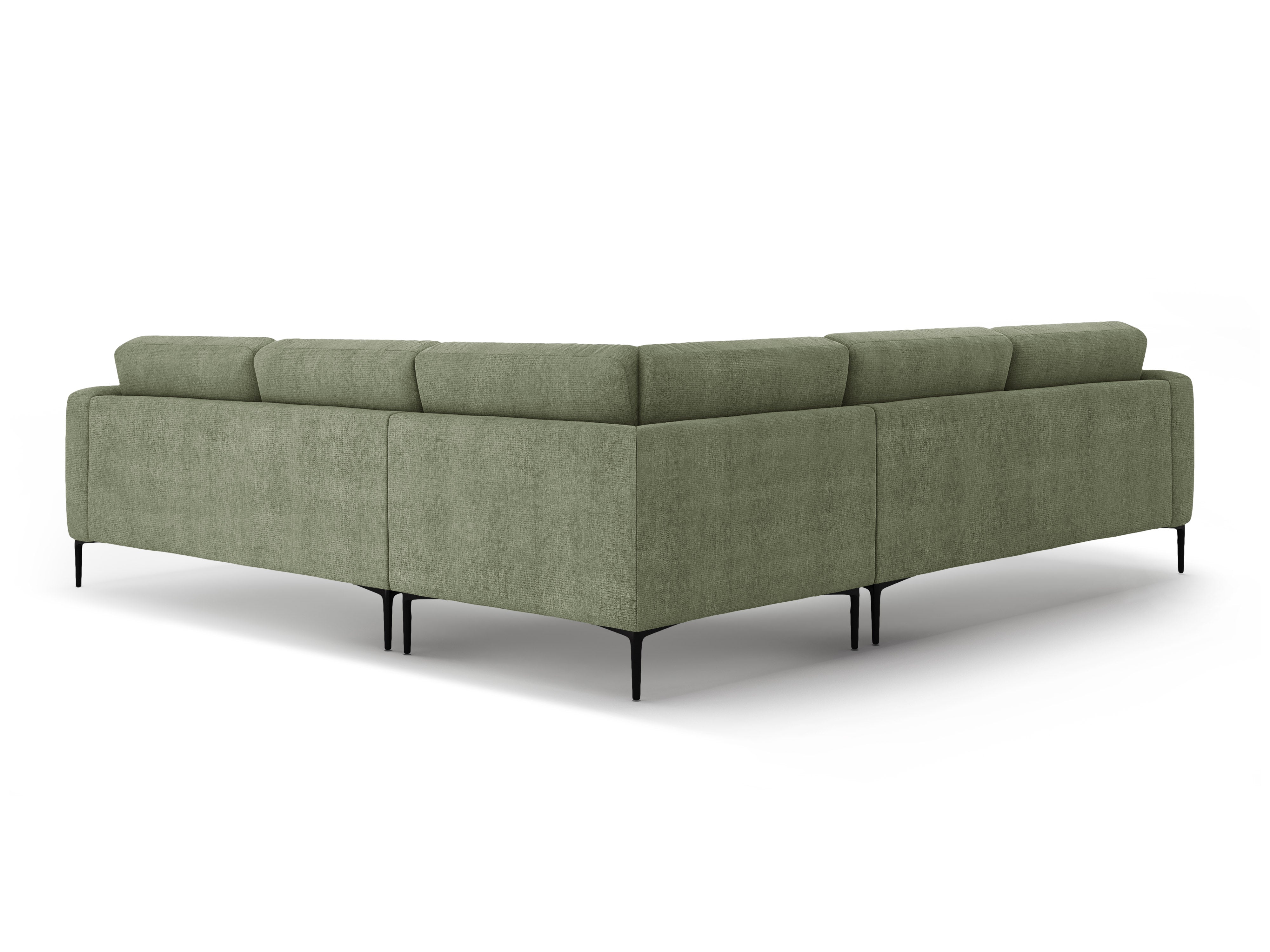 Symmetrical Corner Sofa BEMY Olive Chenille