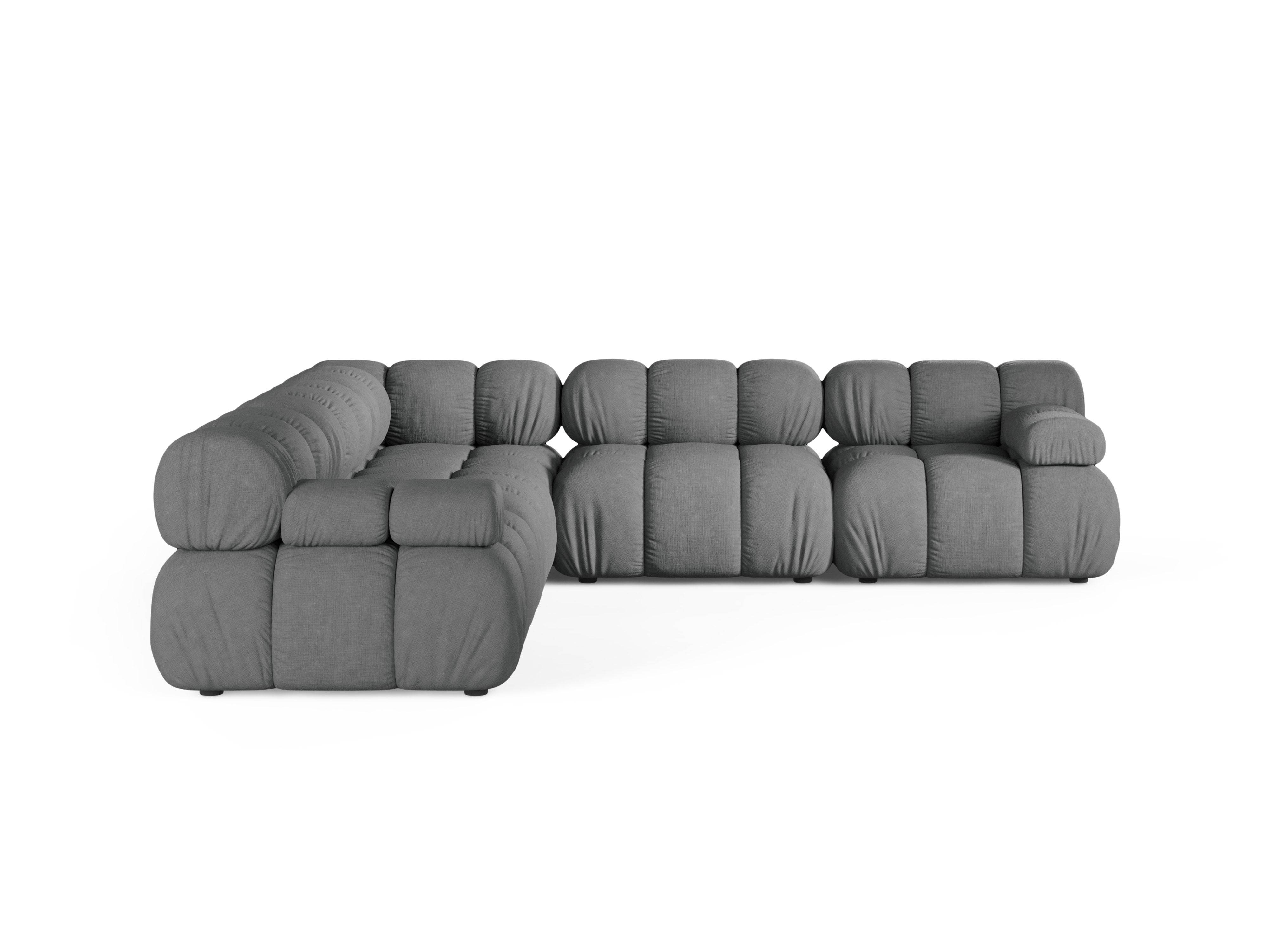 Symmetrical Corner Sofa BELLIS in Gray
