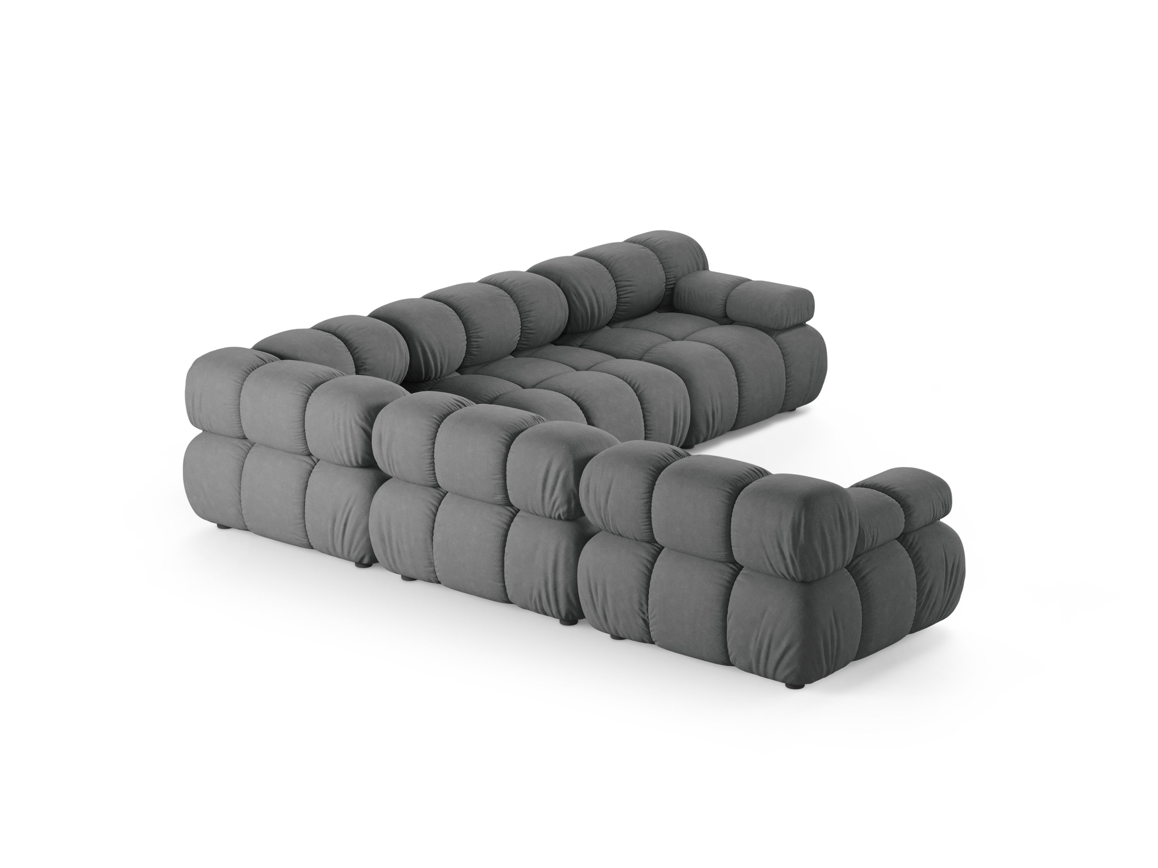Symmetrical Corner Sofa BELLIS in Gray