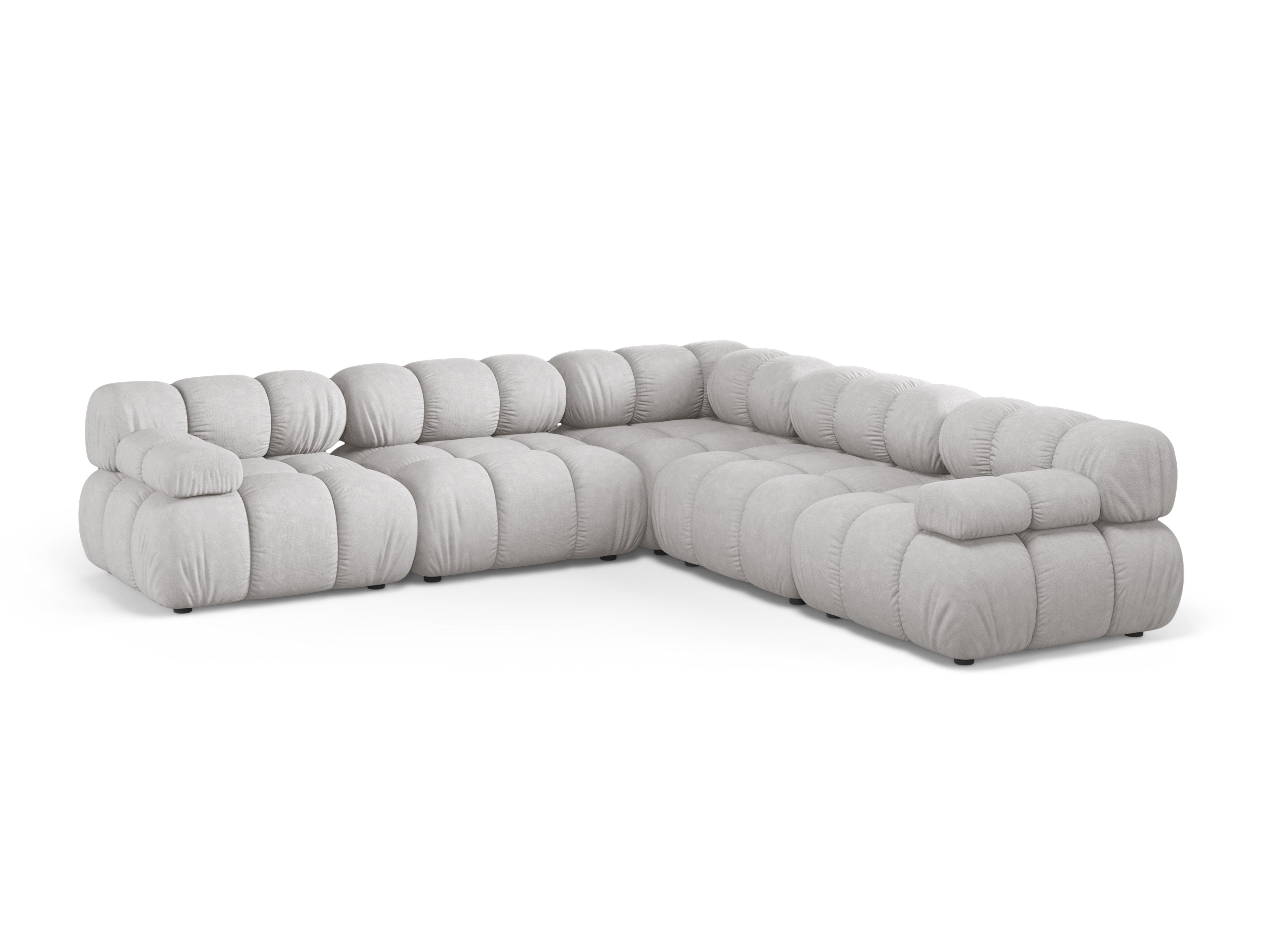 Symmetrical Corner Sofa BELLIS Light Gray