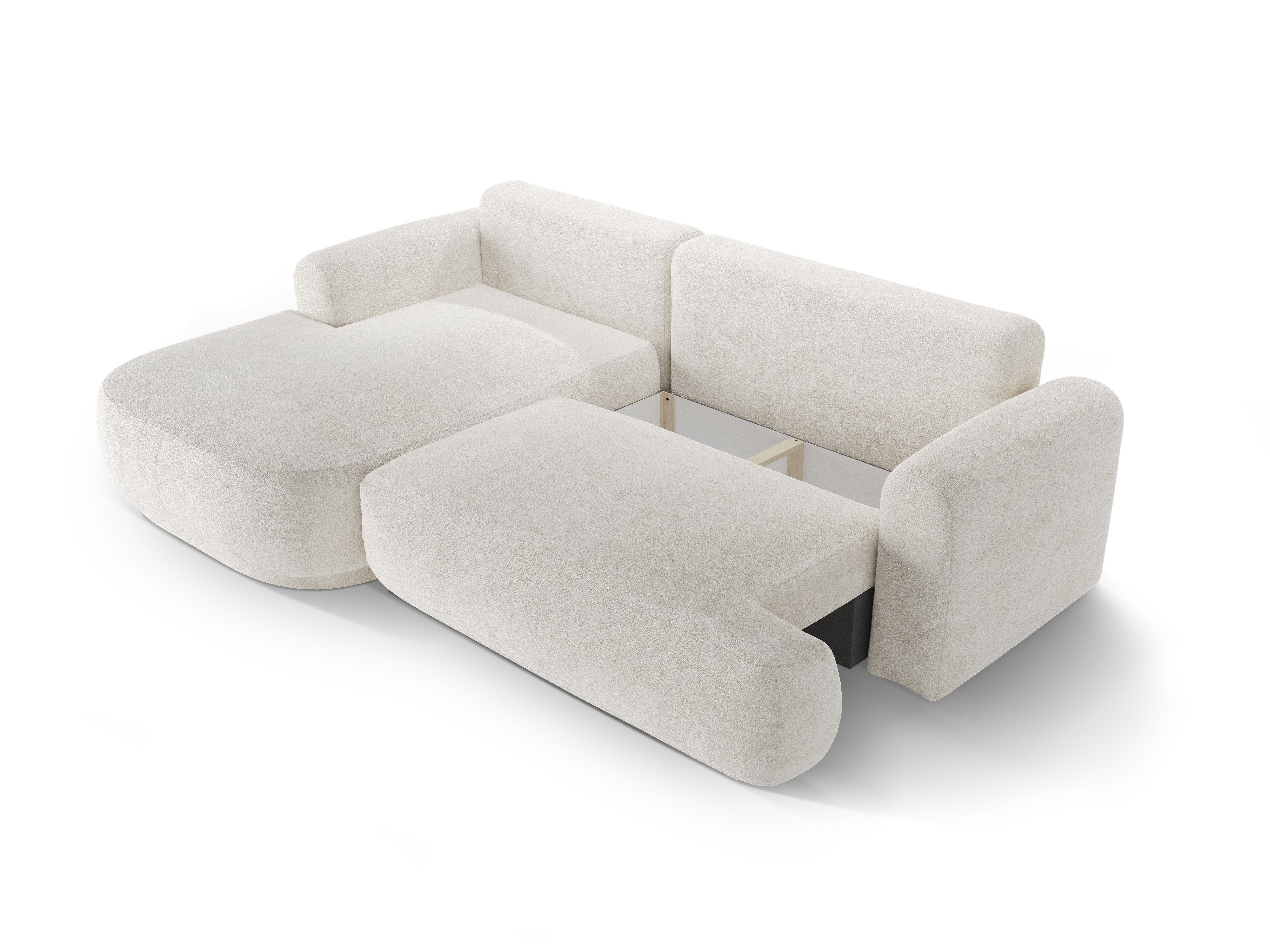 Linke Ecke mit Ella Light -Beze Boucle -Schlaffunktion