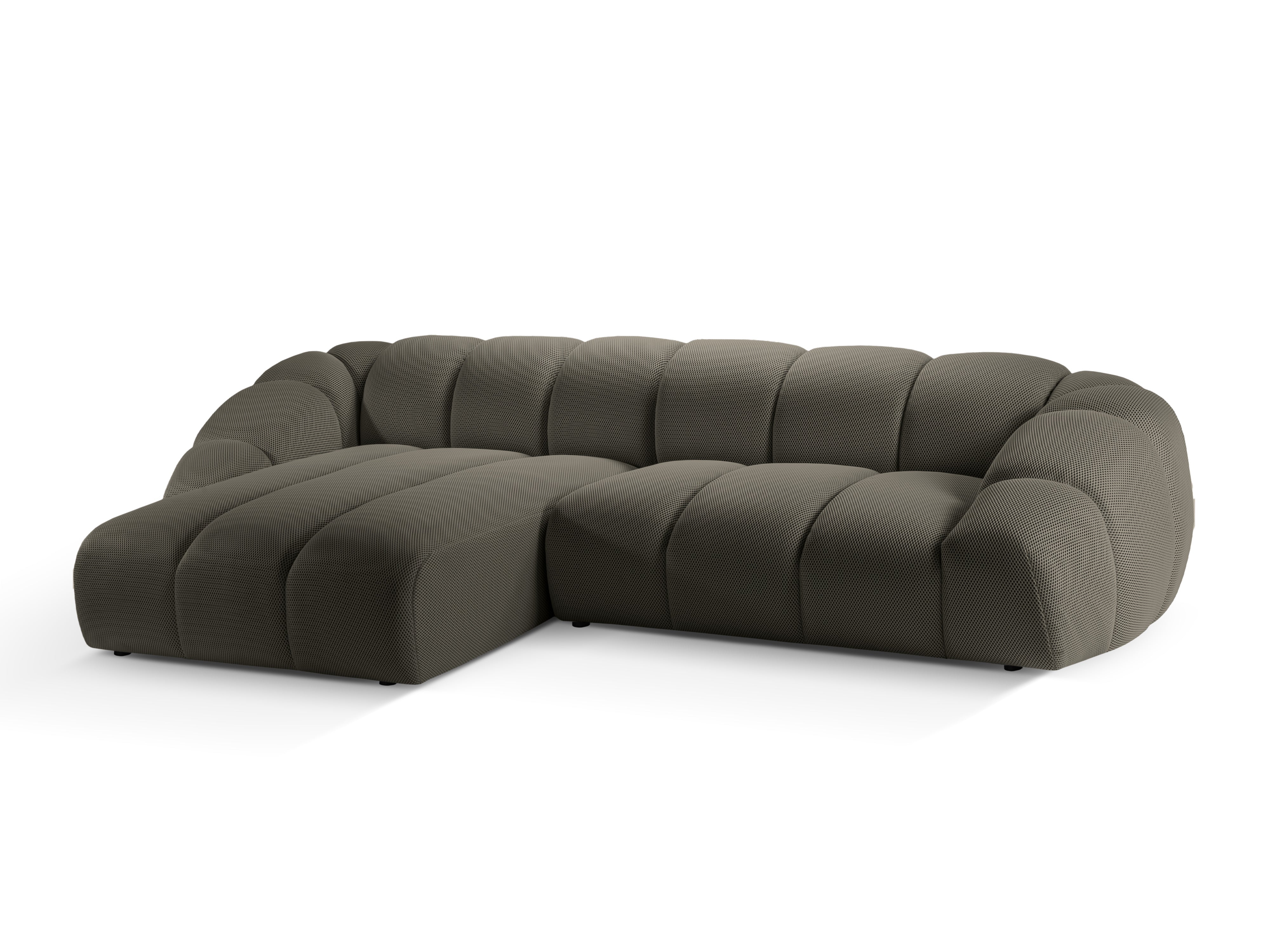 Left Corner Sofa, "Diana", 4 Seats, Steel, 334x182x72
Made in Europe