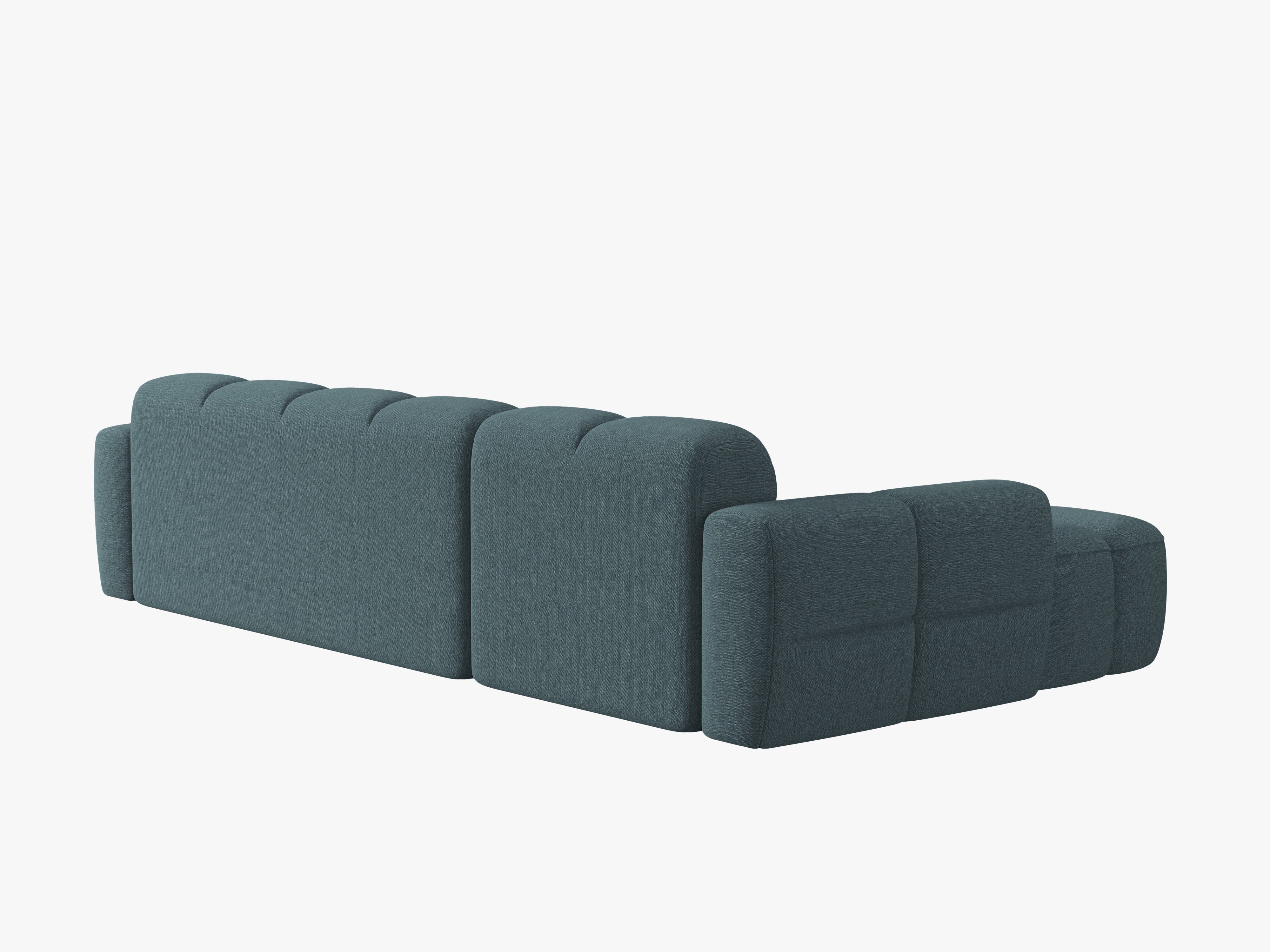 Left-sided corner sofa LISA light blue chenille [Monika] [Julia spr]