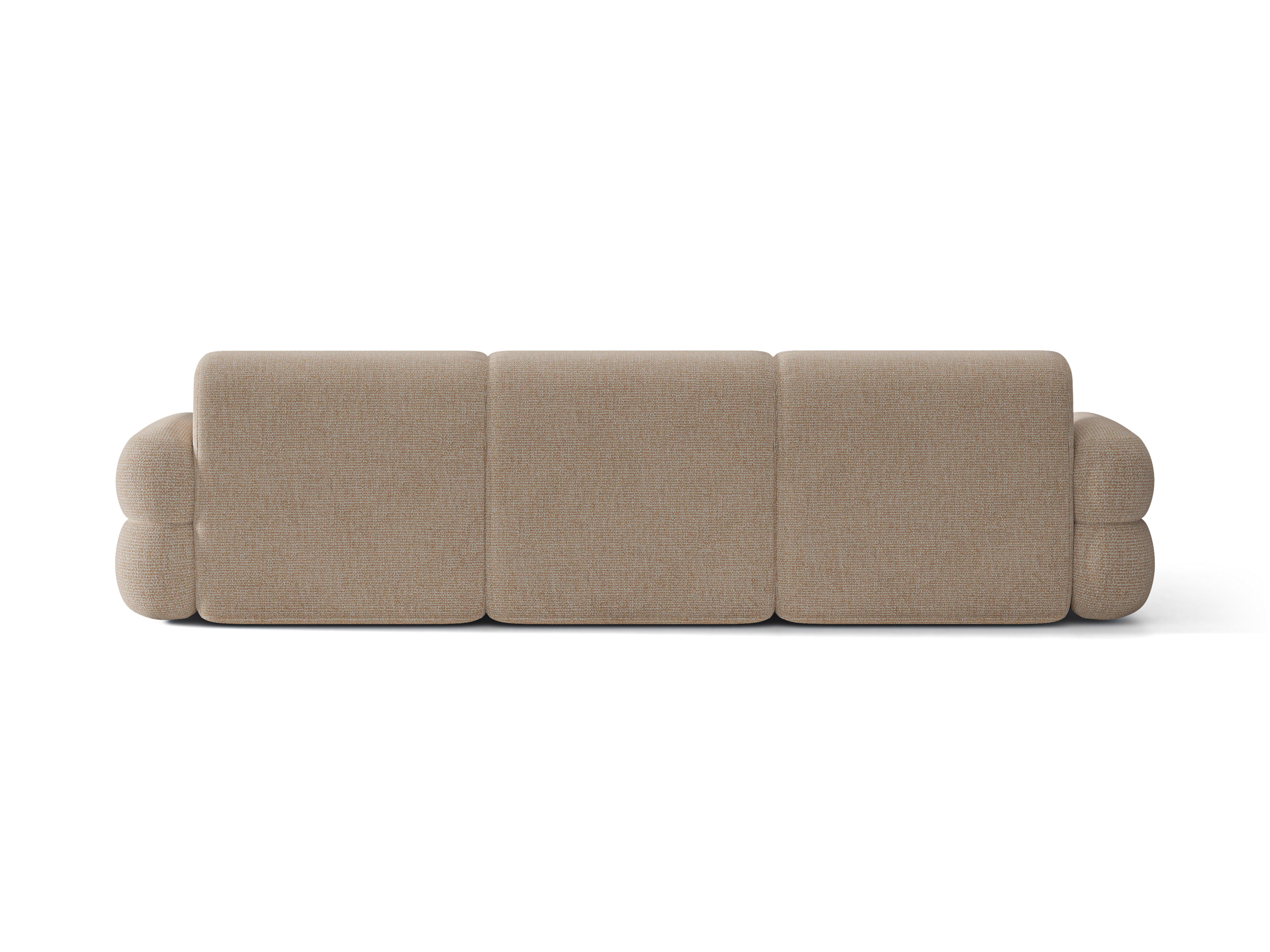 Left-facing NEO corner sofa in sandy mélange