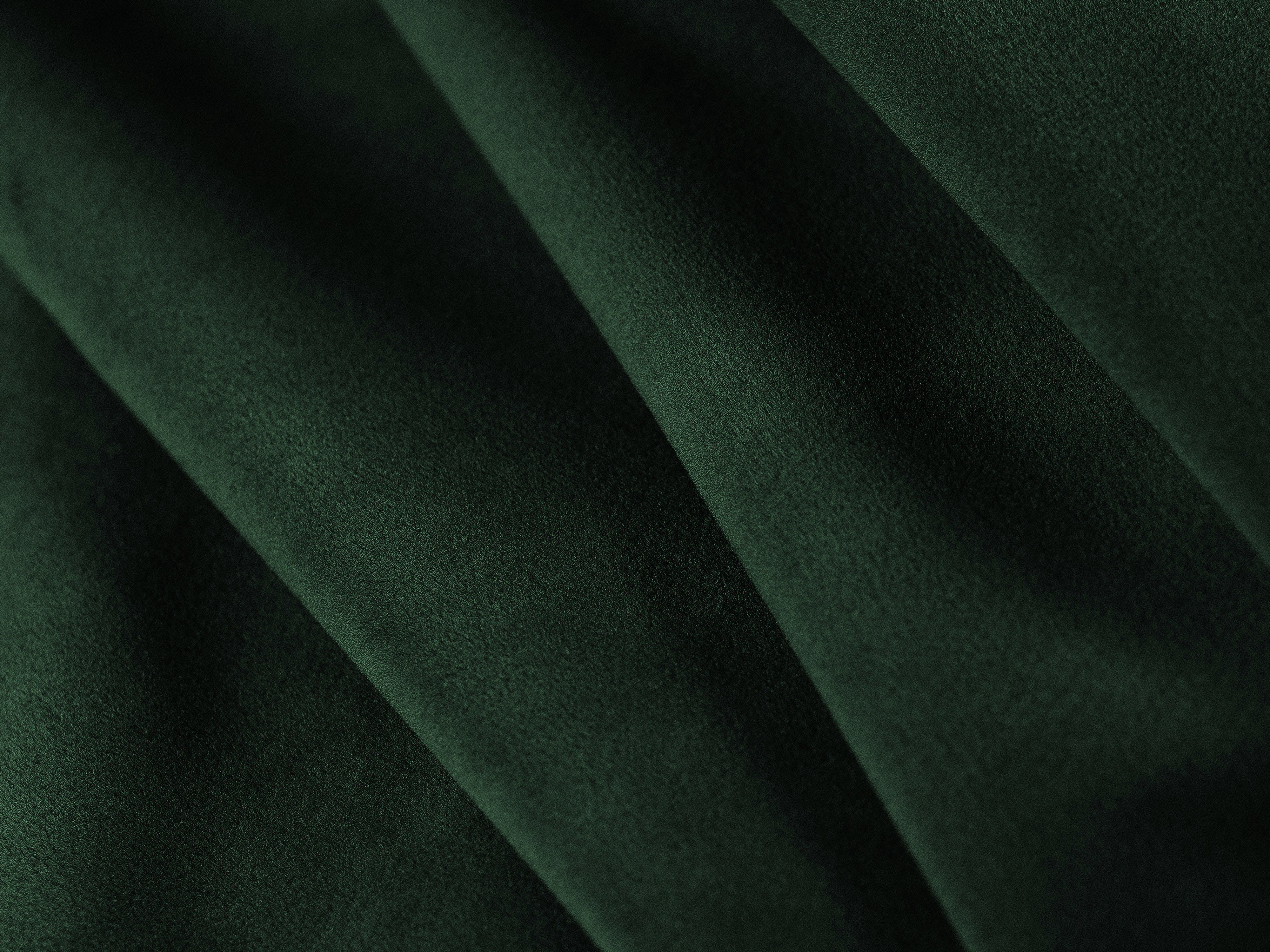 Samt-Ecksofa links BEMY flaschengrün