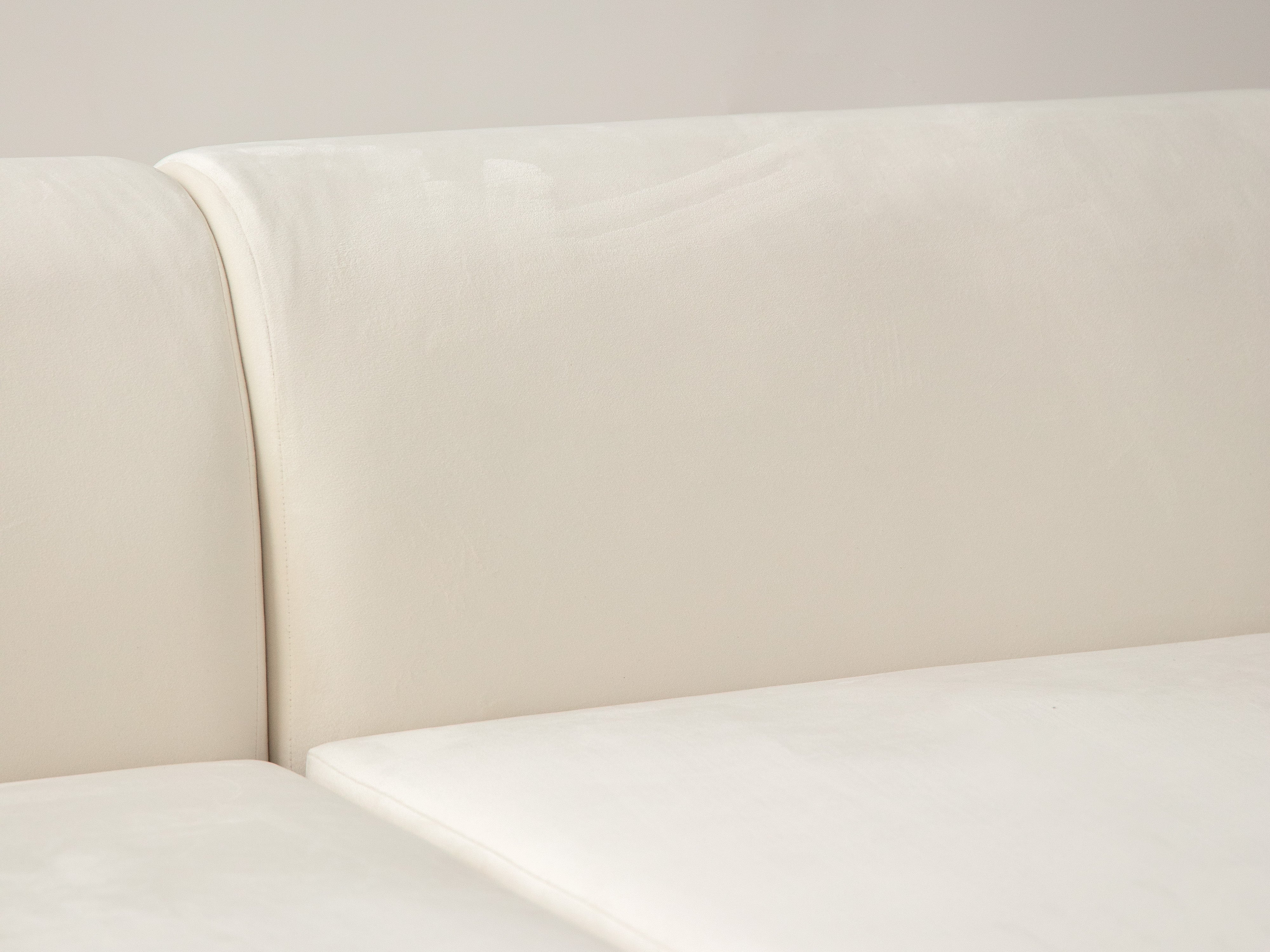 4-seater right-facing corner sofa MILEY green boucle