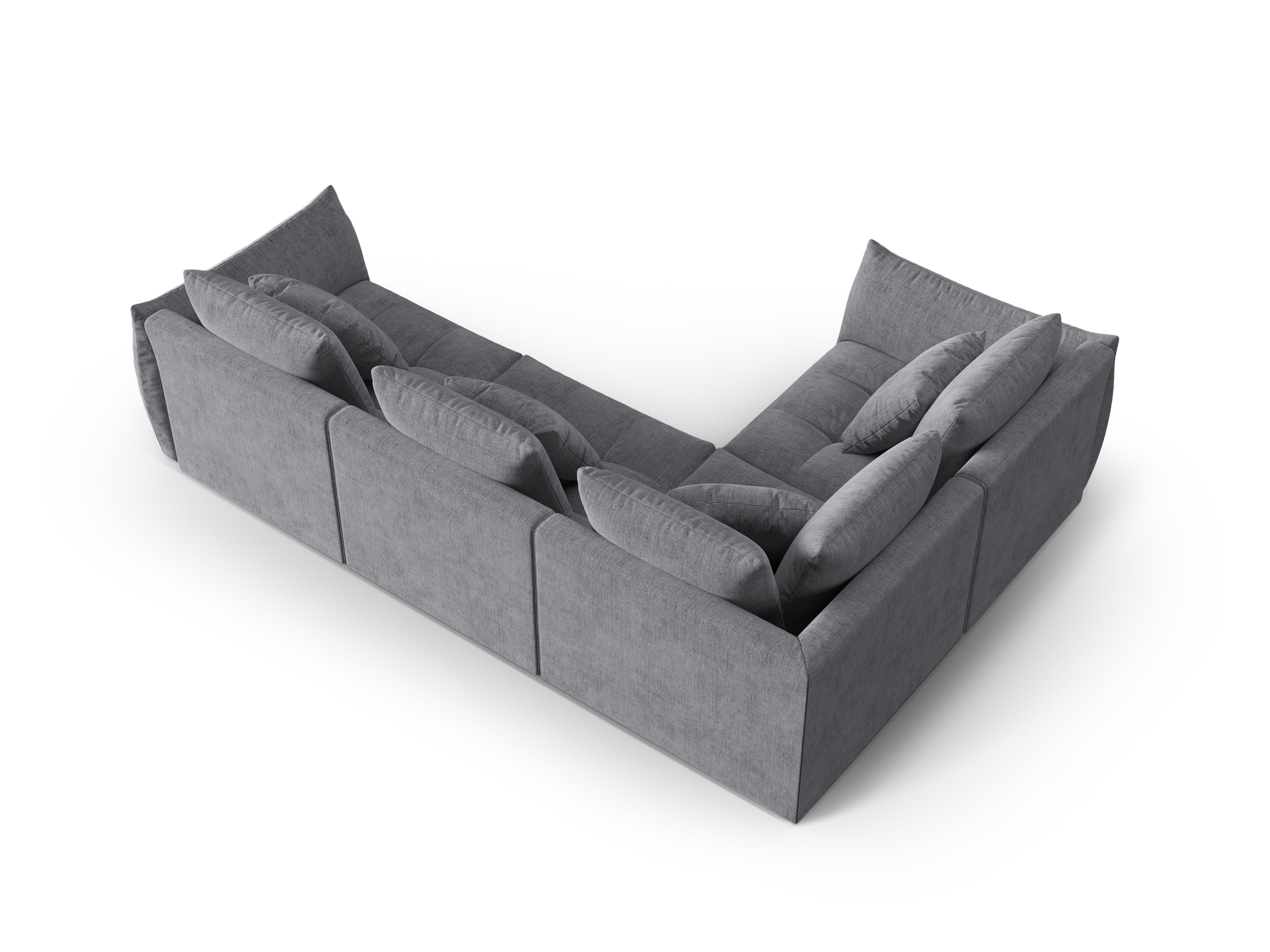 Modular Left Corner Sofa, "Bloom", 3 Seats, Gray, 316x216x95
Made in Europe