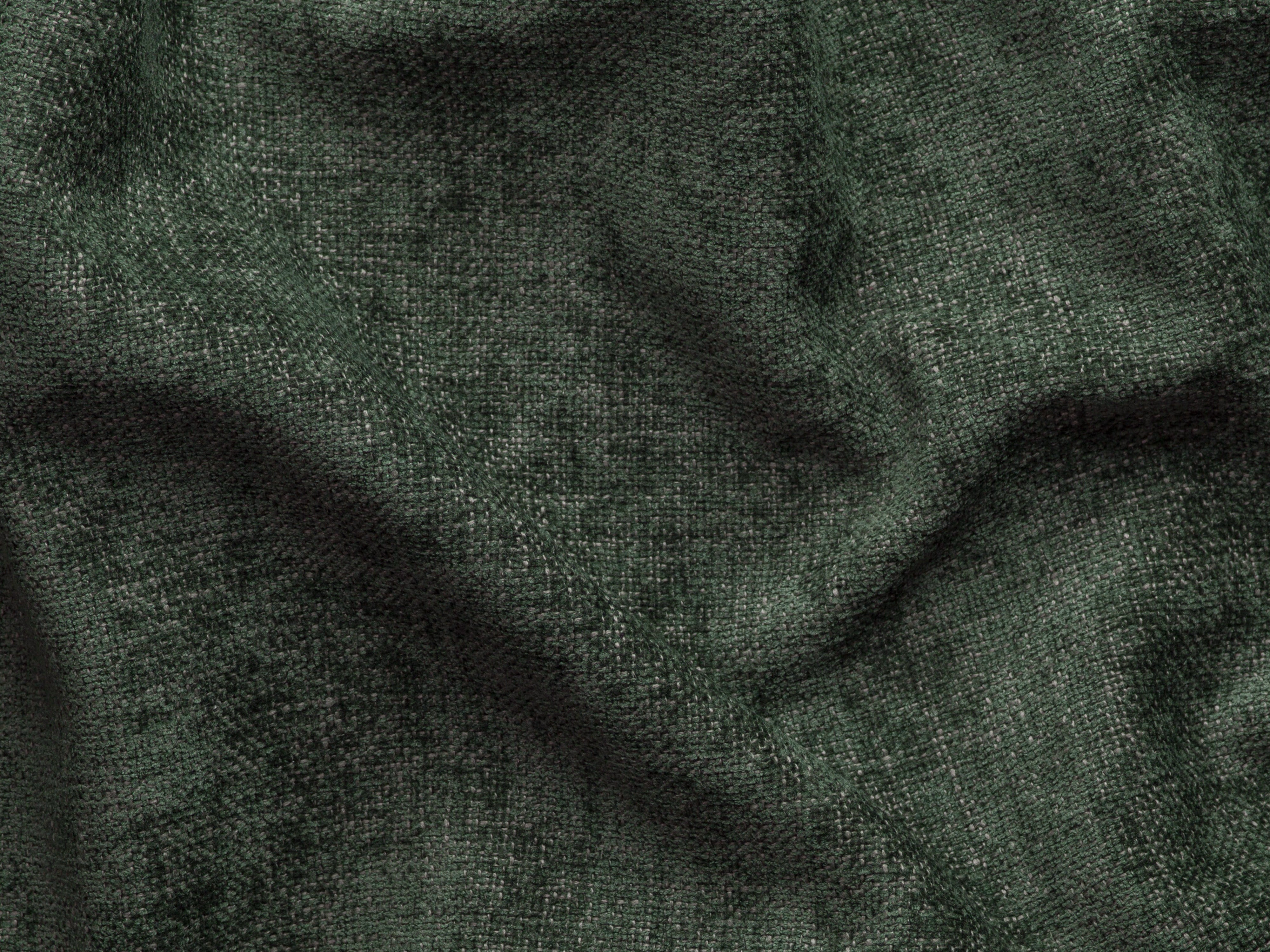 Left-facing 3-seater sofa JODIE in green tweed