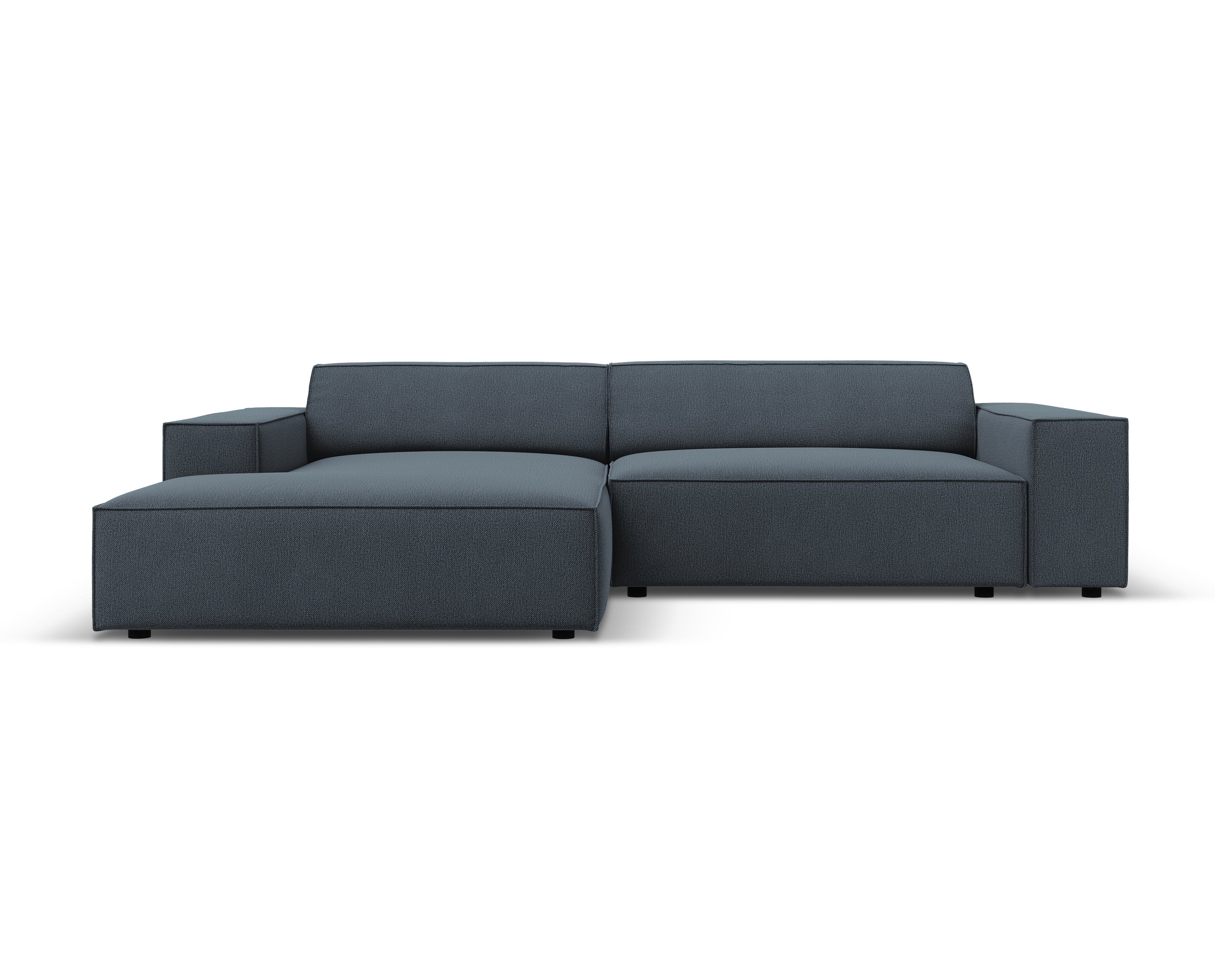 Left-facing 3-seater sofa JODIE in blue