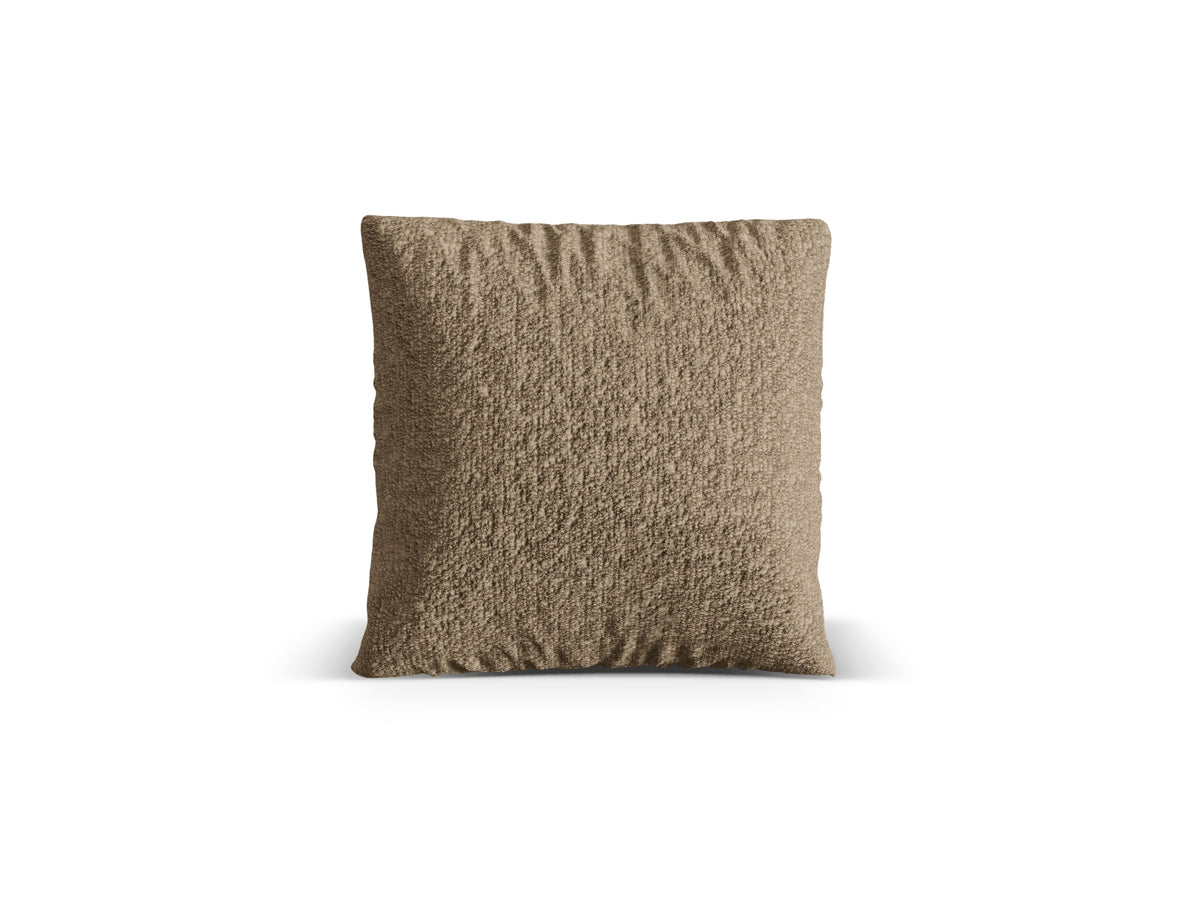 Poduszka dekoracyjna NURIA cappuccino boucle – 50x50 cm