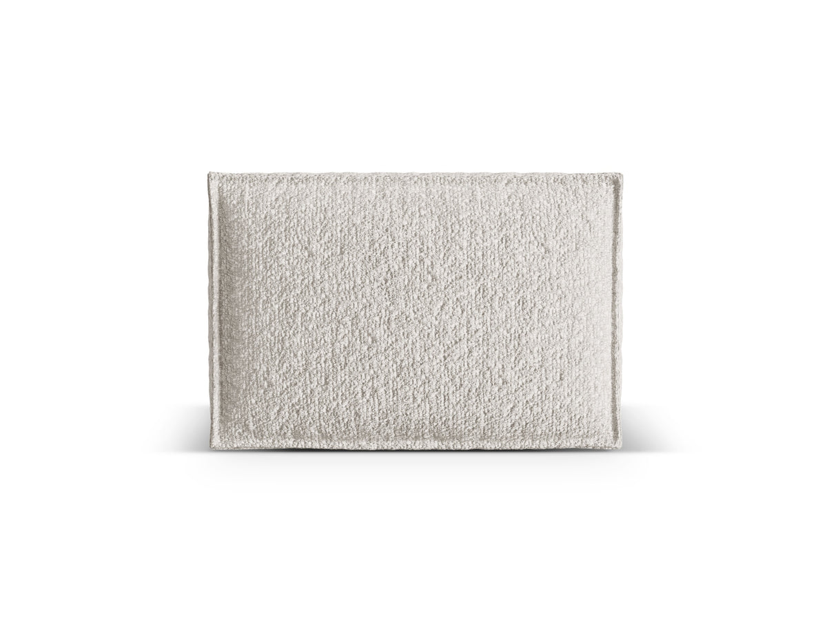 Poduszka dekoracyjna NURIA szarobeżowy melanż boucle – 60x40x19 cm