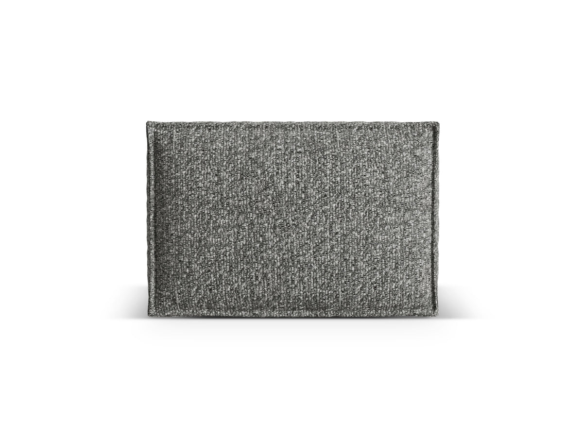 Poduszka dekoracyjna NURIA grafitowy boucle – 60x40x19 cm
