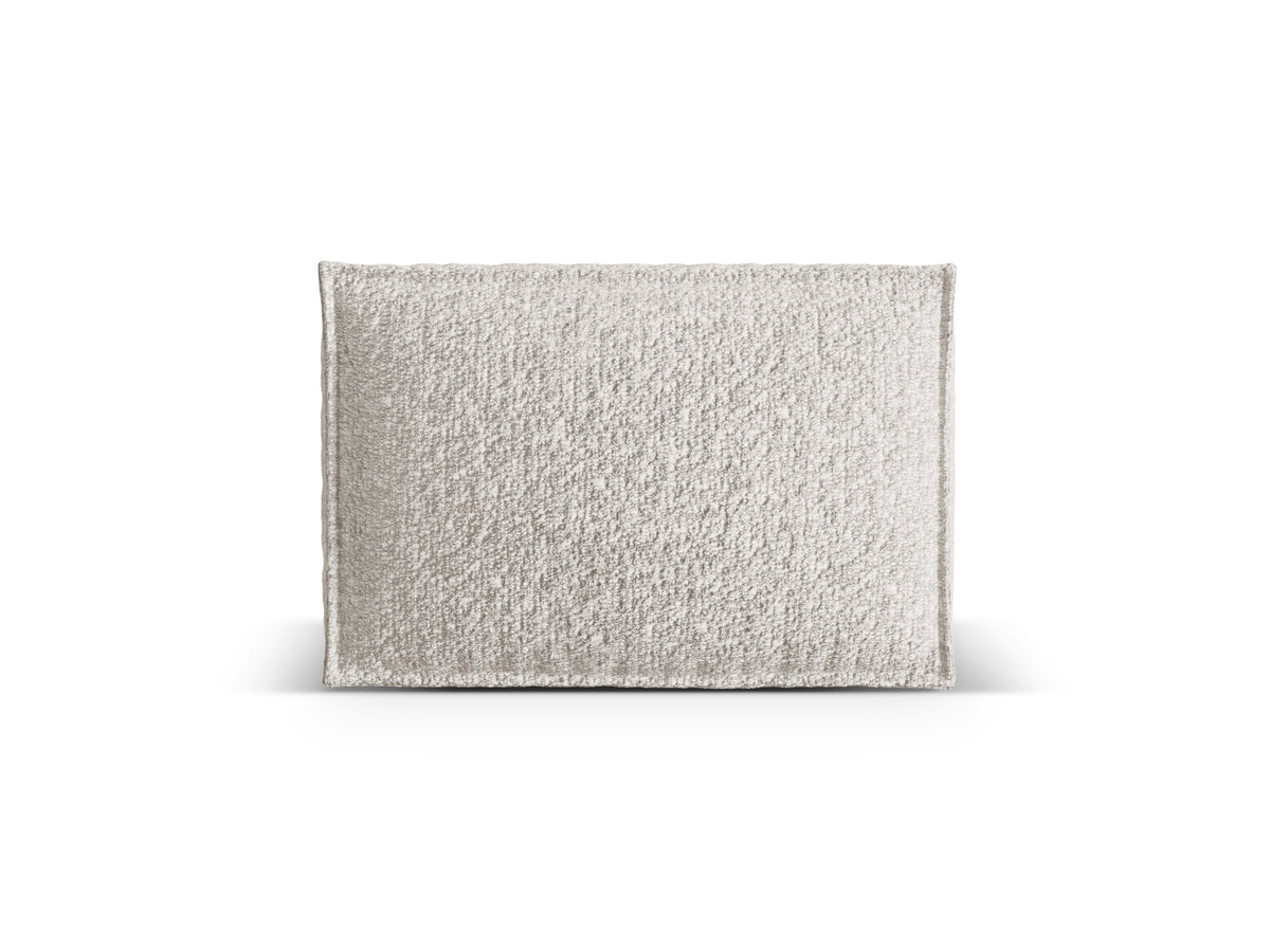 Poduszka dekoracyjna NURIA szarobeżowy melanż boucle – 60x40x26 cm