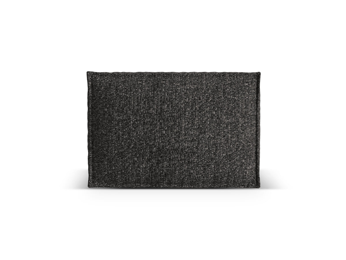 Poduszka dekoracyjna NURIA antracytowy boucle – 60x40x26 cm