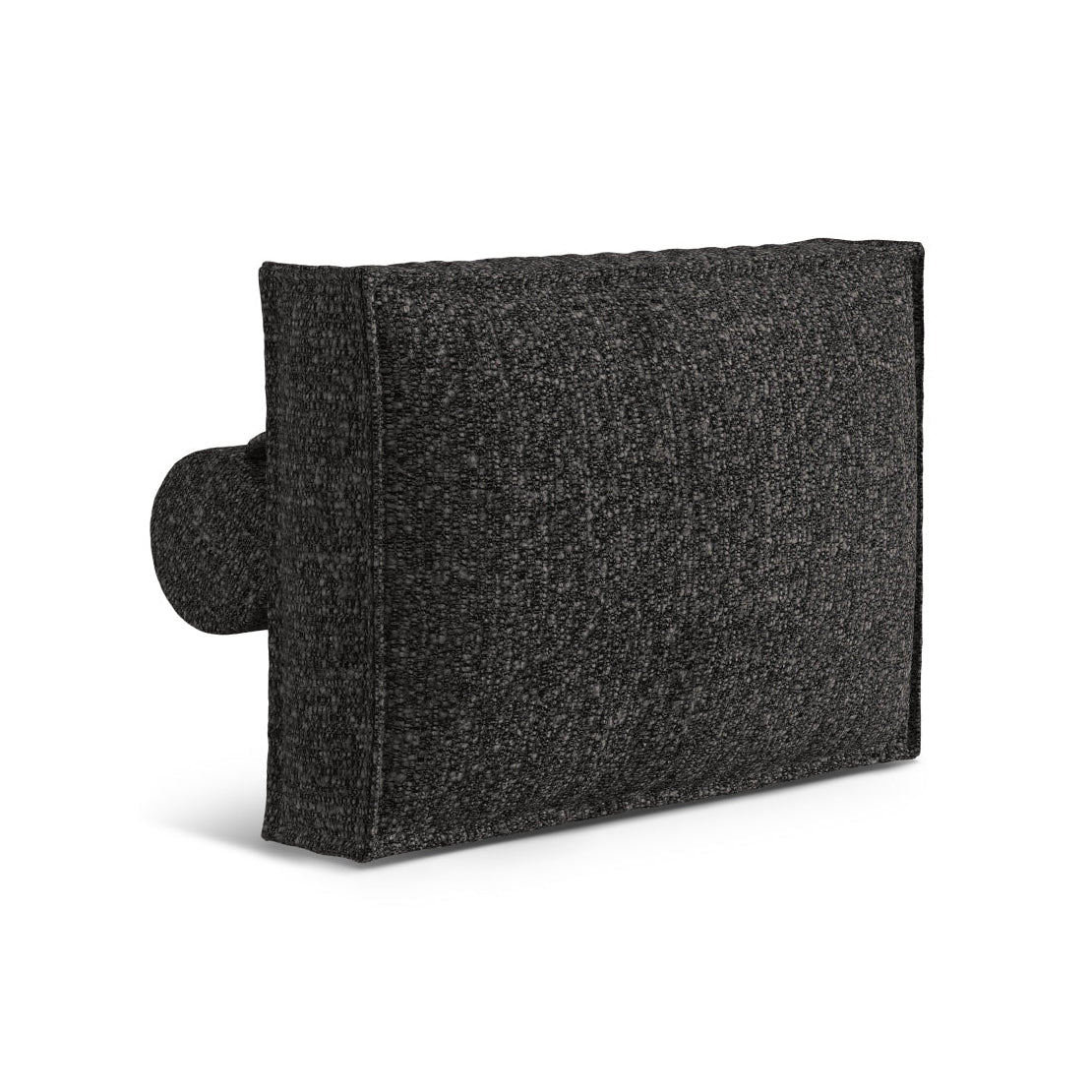 Poduszka dekoracyjna NURIA antracytowy boucle – 60x40x26 cm