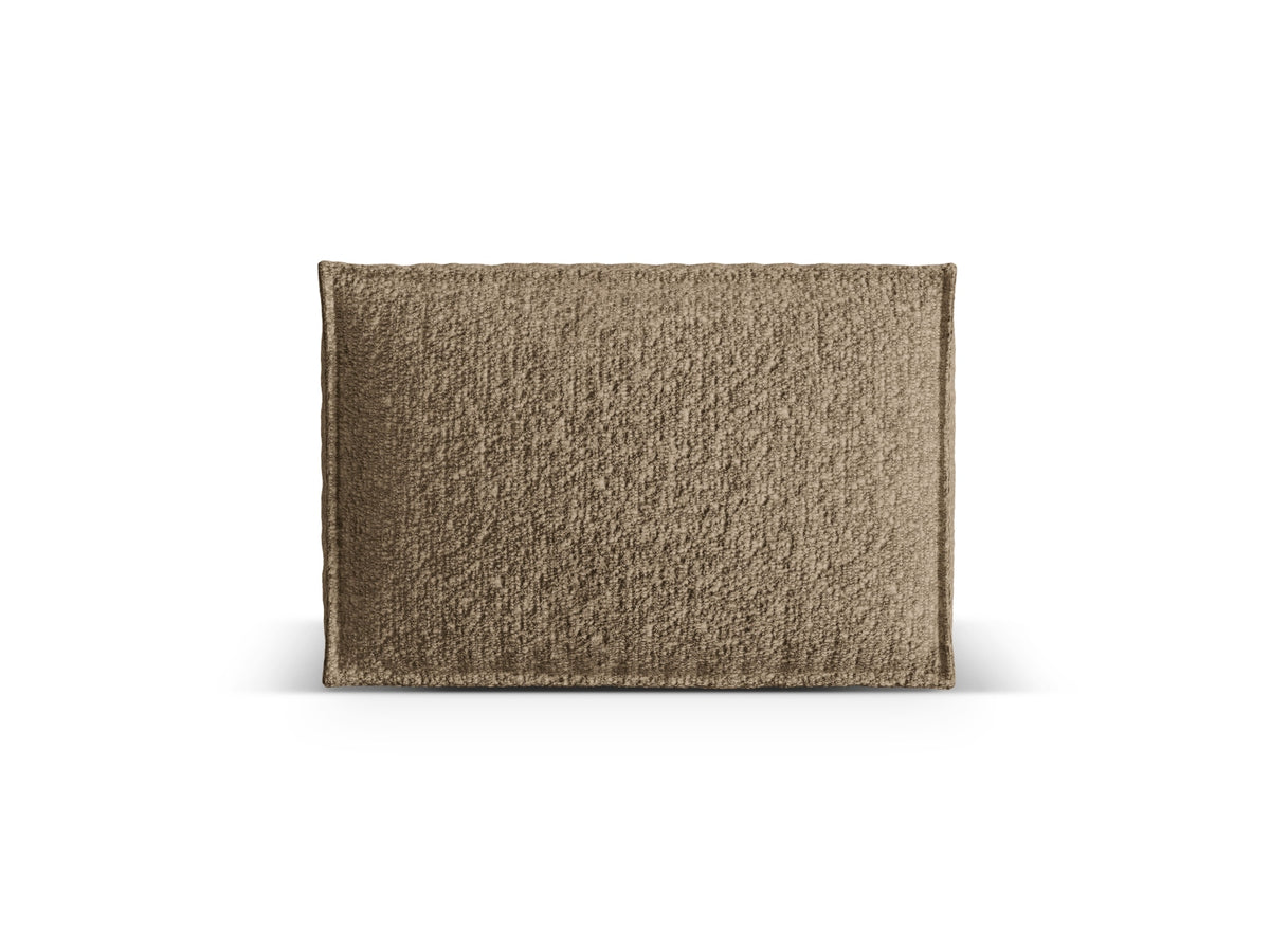 Poduszka dekoracyjna NURIA cappuccino boucle – 60x40x26 cm