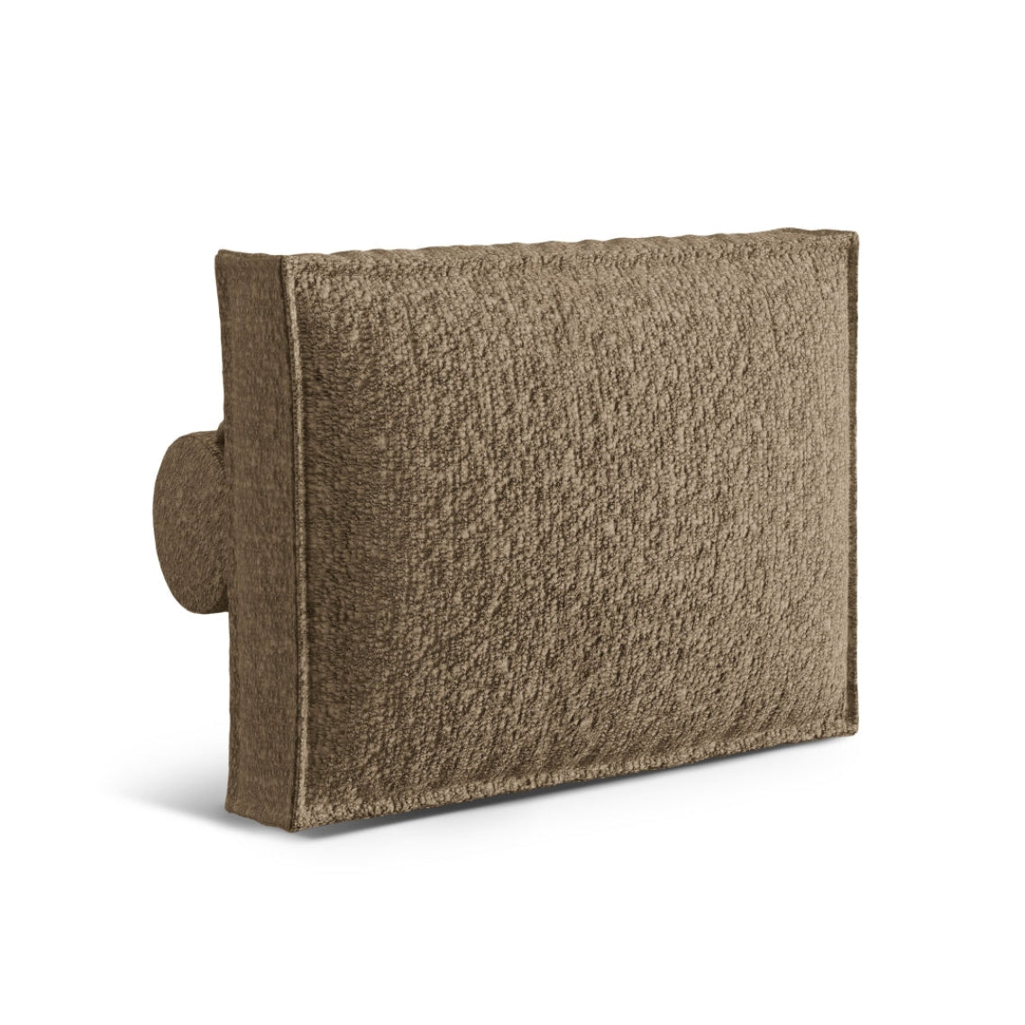 Poduszka dekoracyjna NURIA cappuccino boucle – 60x40x26 cm