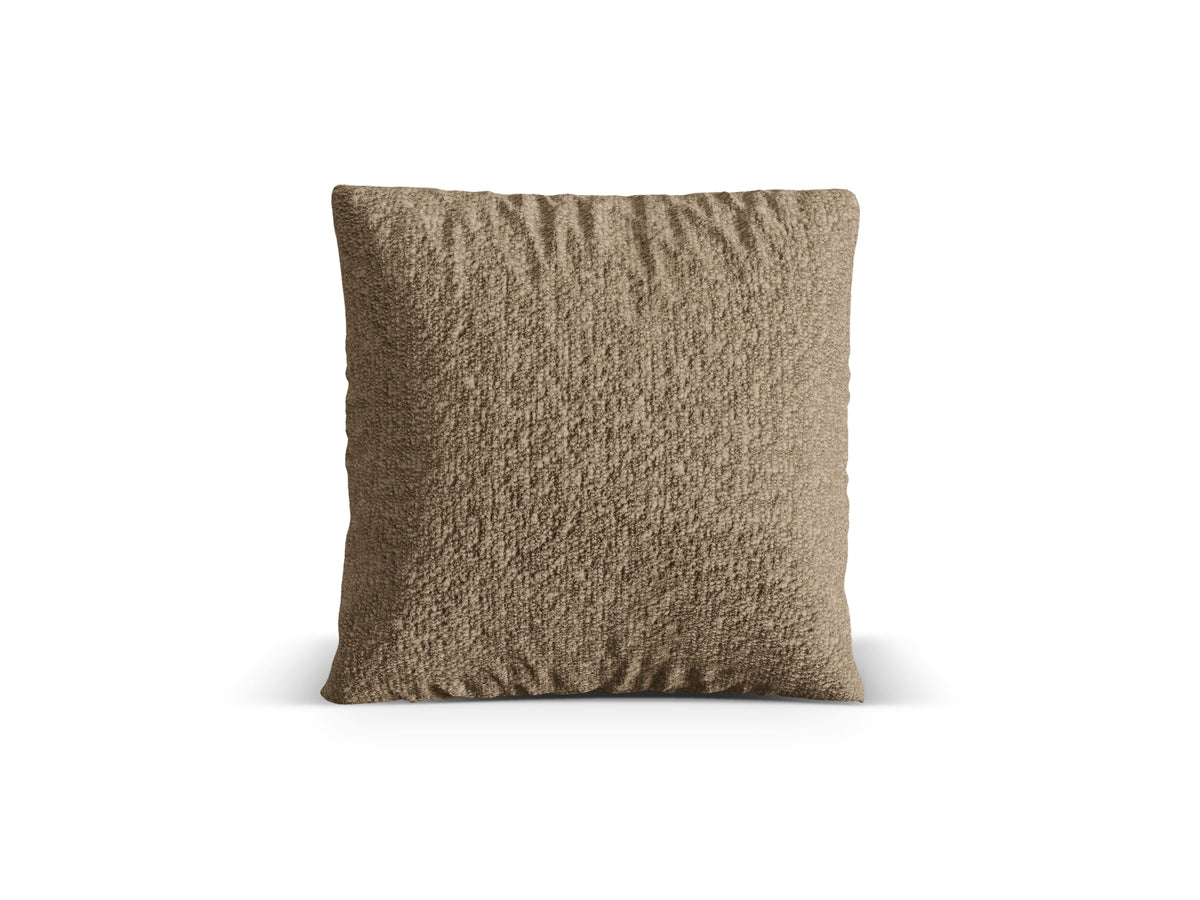 Poduszka dekoracyjna NURIA cappuccino boucle – 70x70 cm