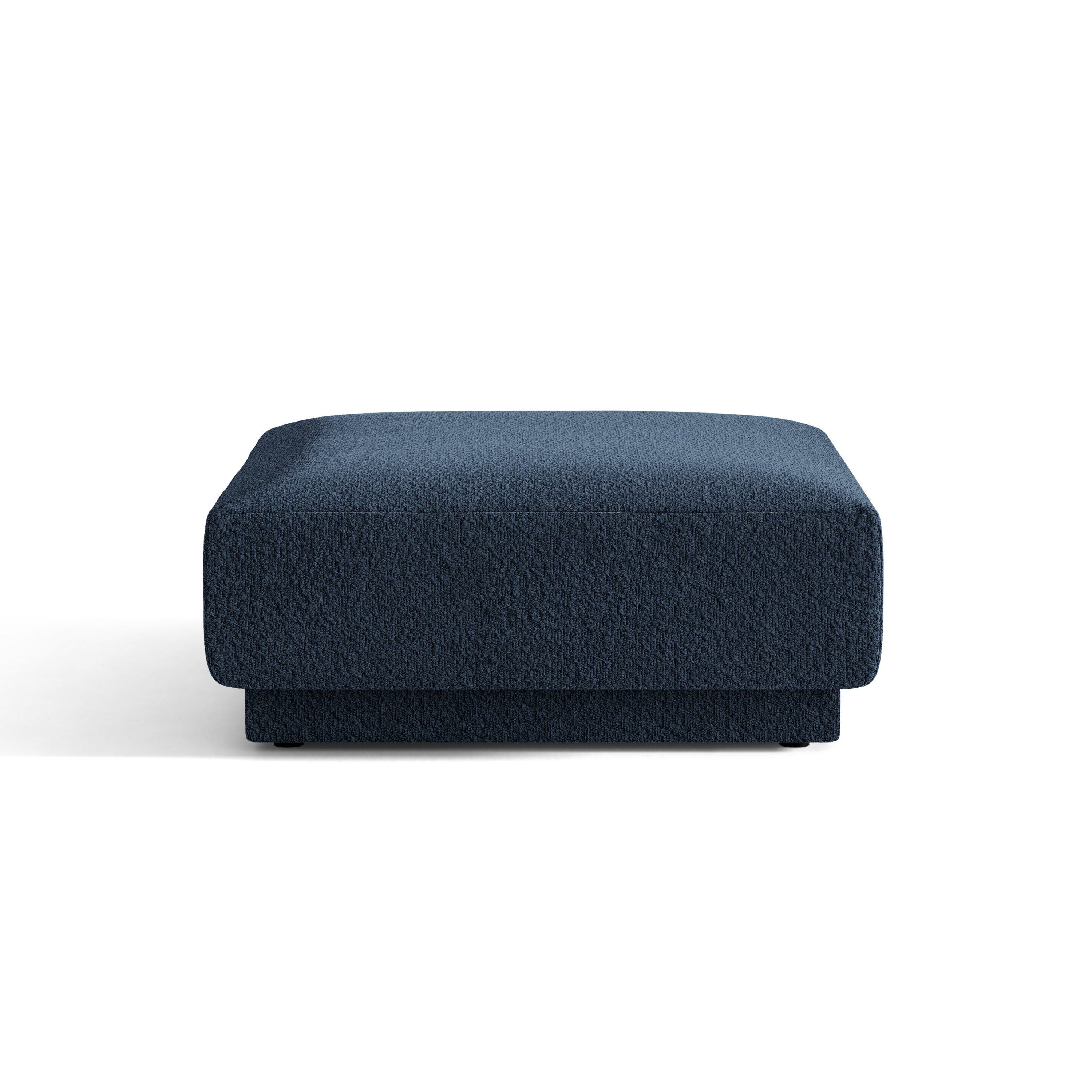 MILEY Puff dark blue boucle