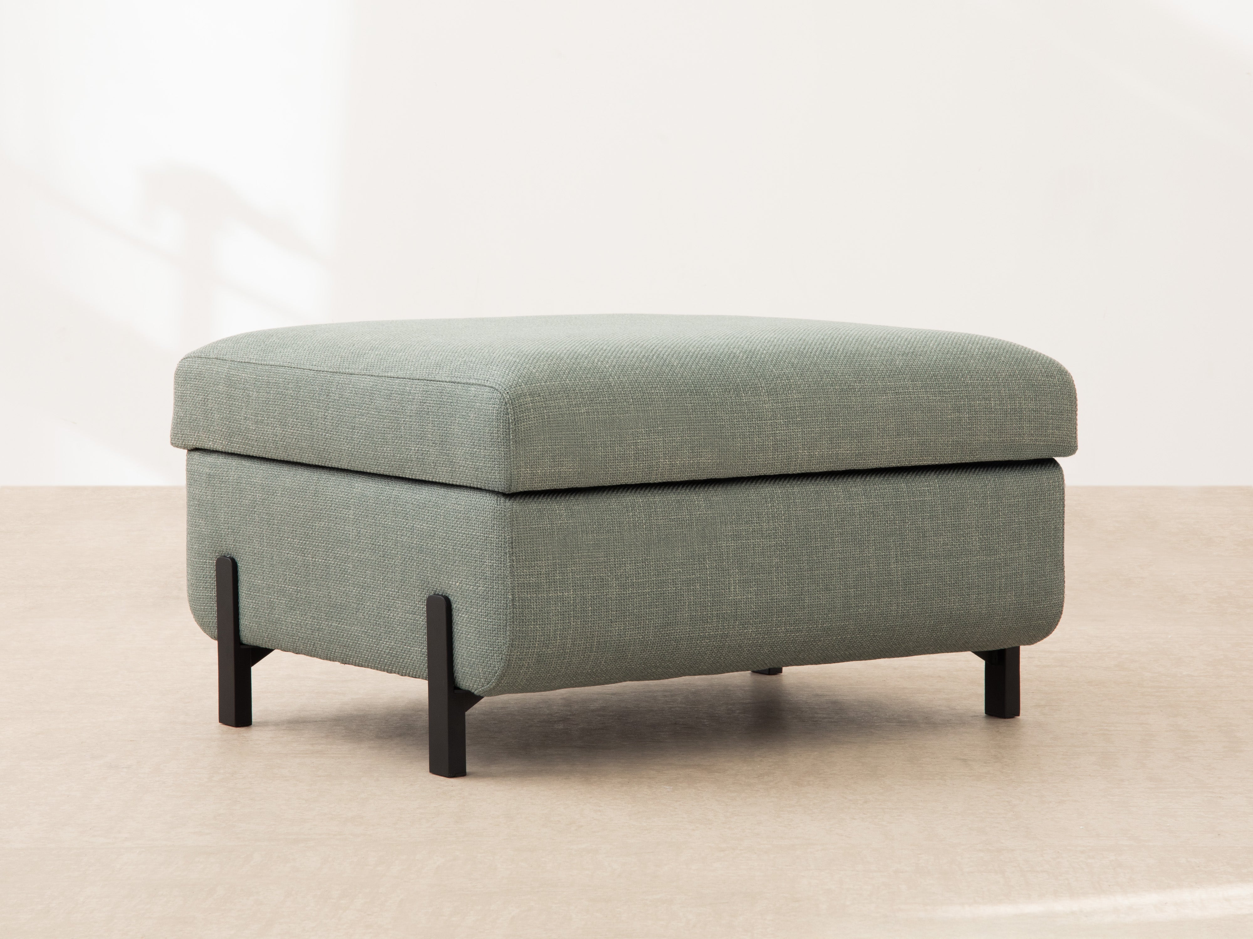 PUF mit Box, "Gloria", 1 Sitz, Ziegel, 87x72x46
In Europa gemacht