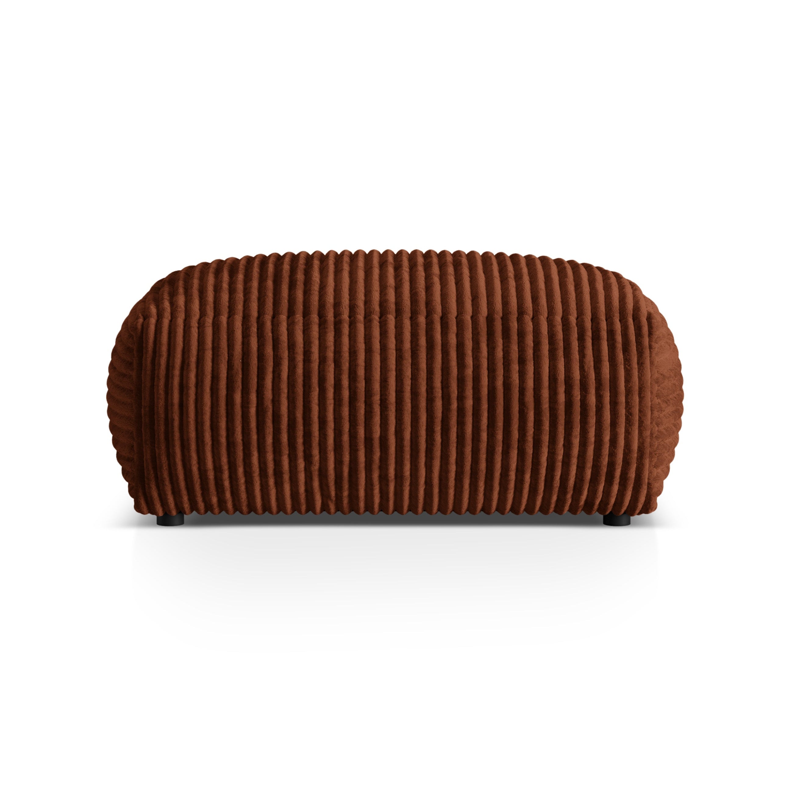 Pouf martin brick corduroy