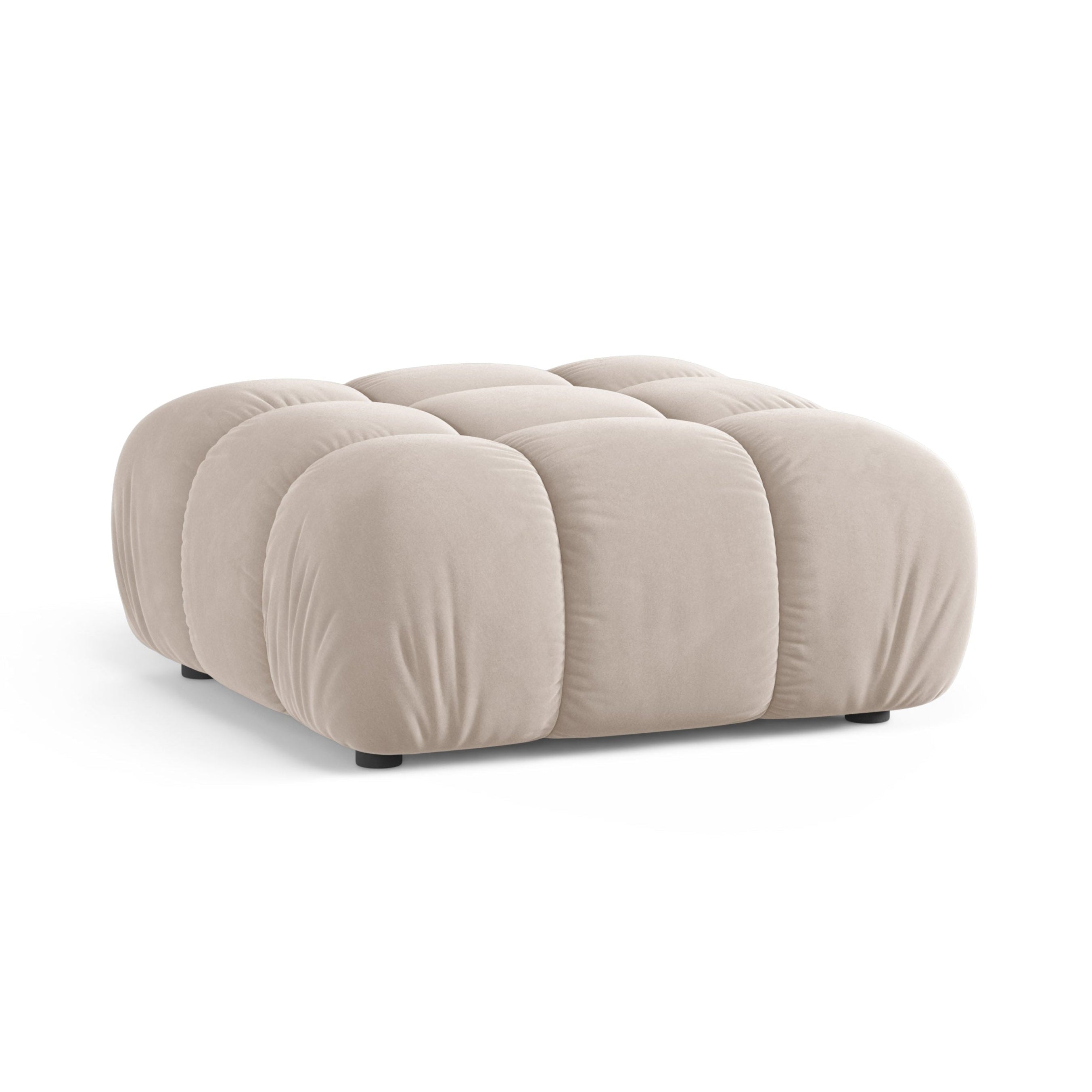 Puff / BELLIS module light beige velvet