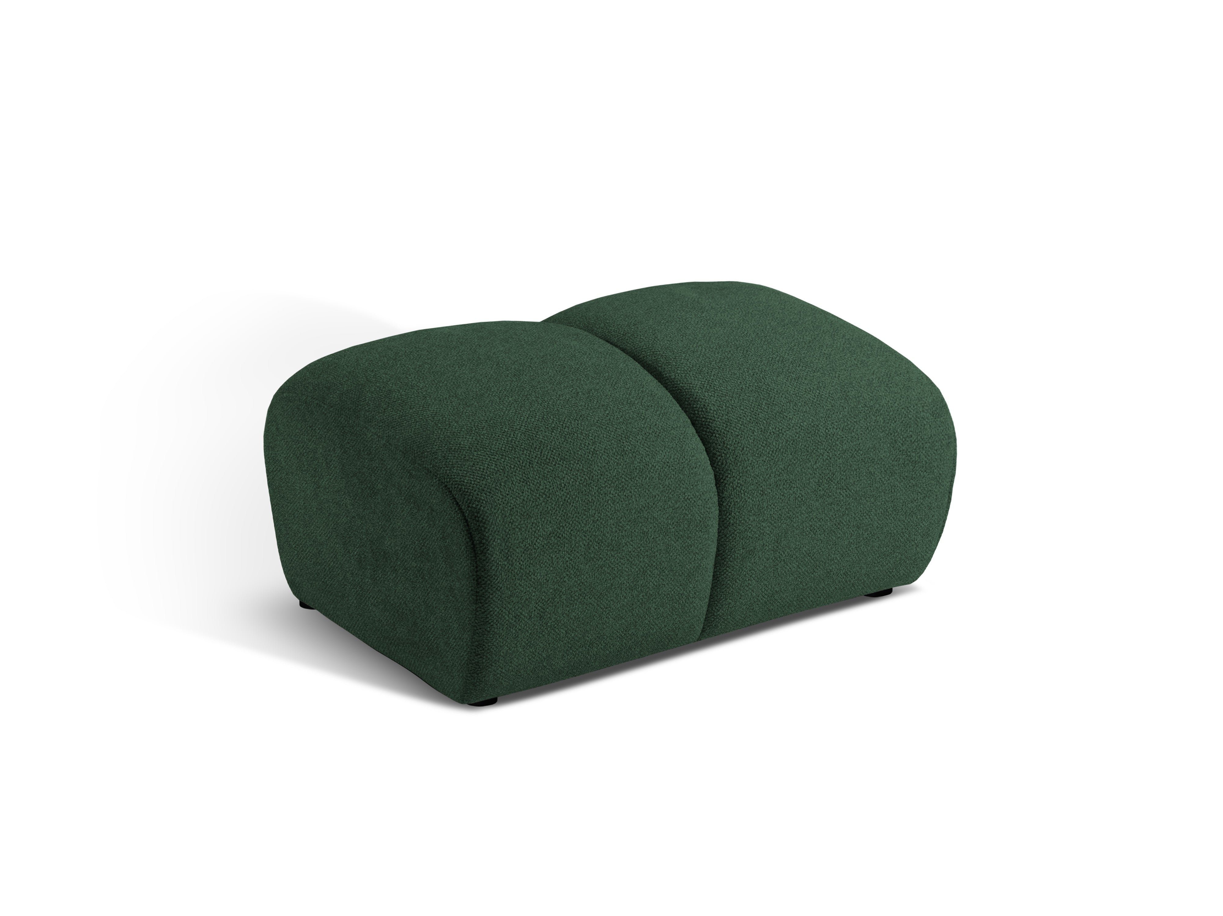 Puf DIANA dunkelgrüner Chenille