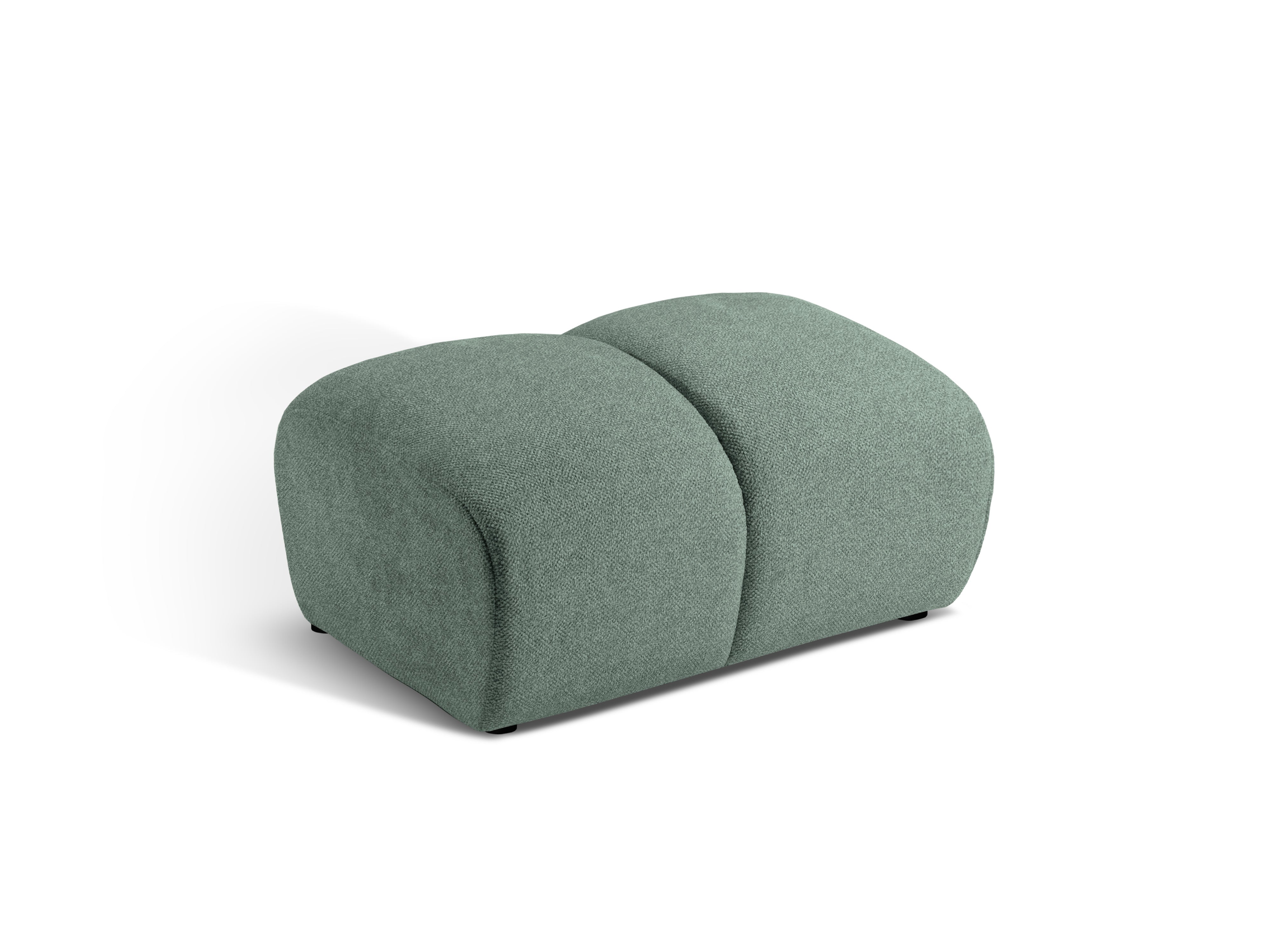 Puf DIANA mintgrüner Chenille