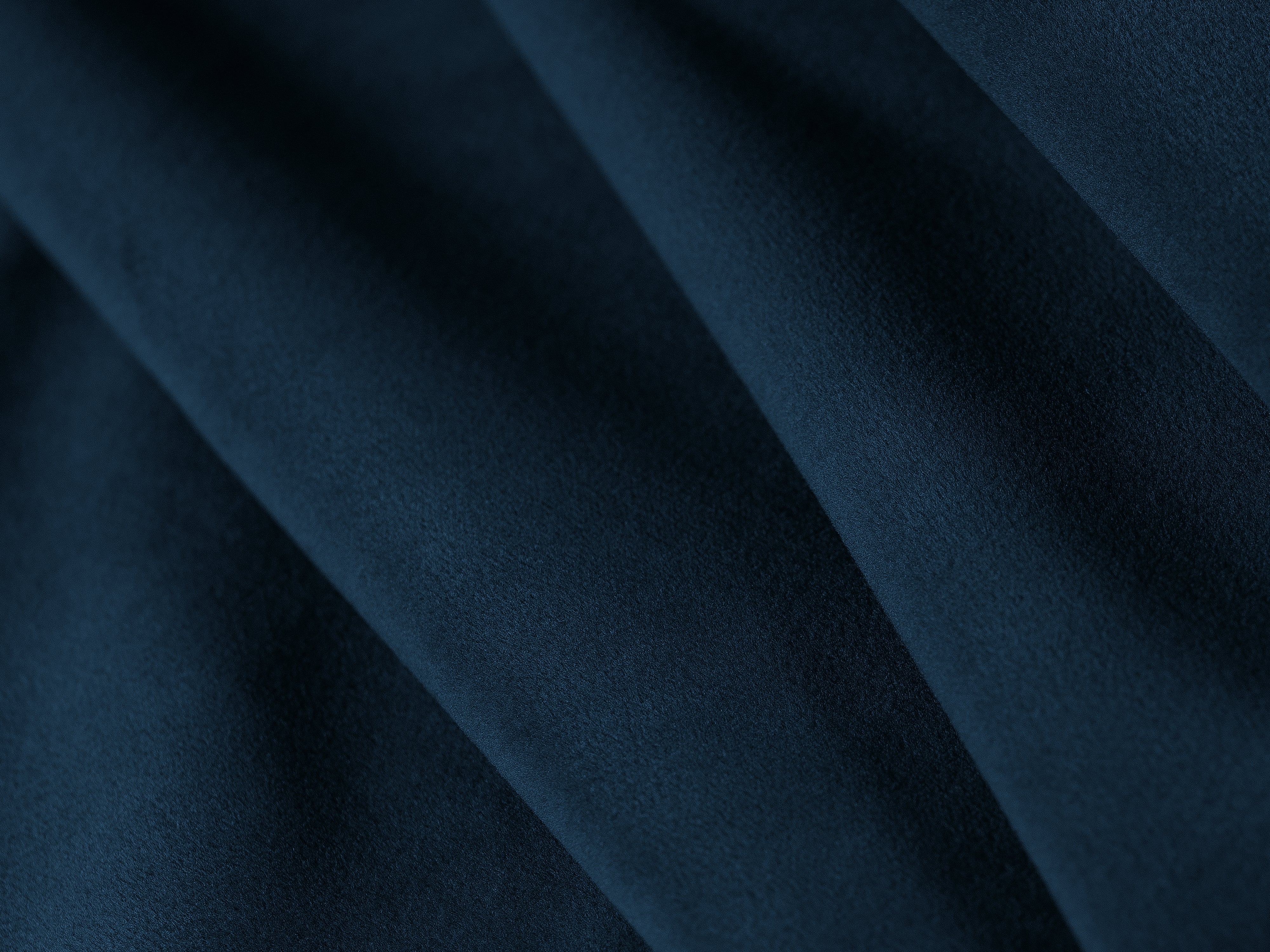 Right-facing velvet corner sofa bed JODIE royal blue