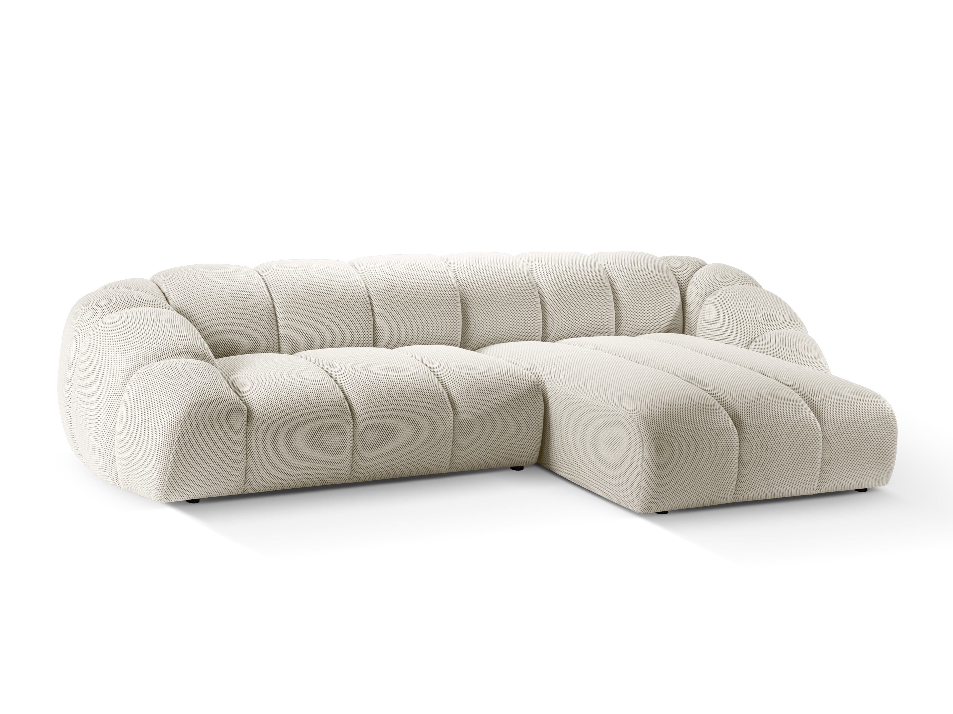 Right Corner Sofa, "Diana", 4 Seats, Light Beige, 334x182x72
Made in Europe