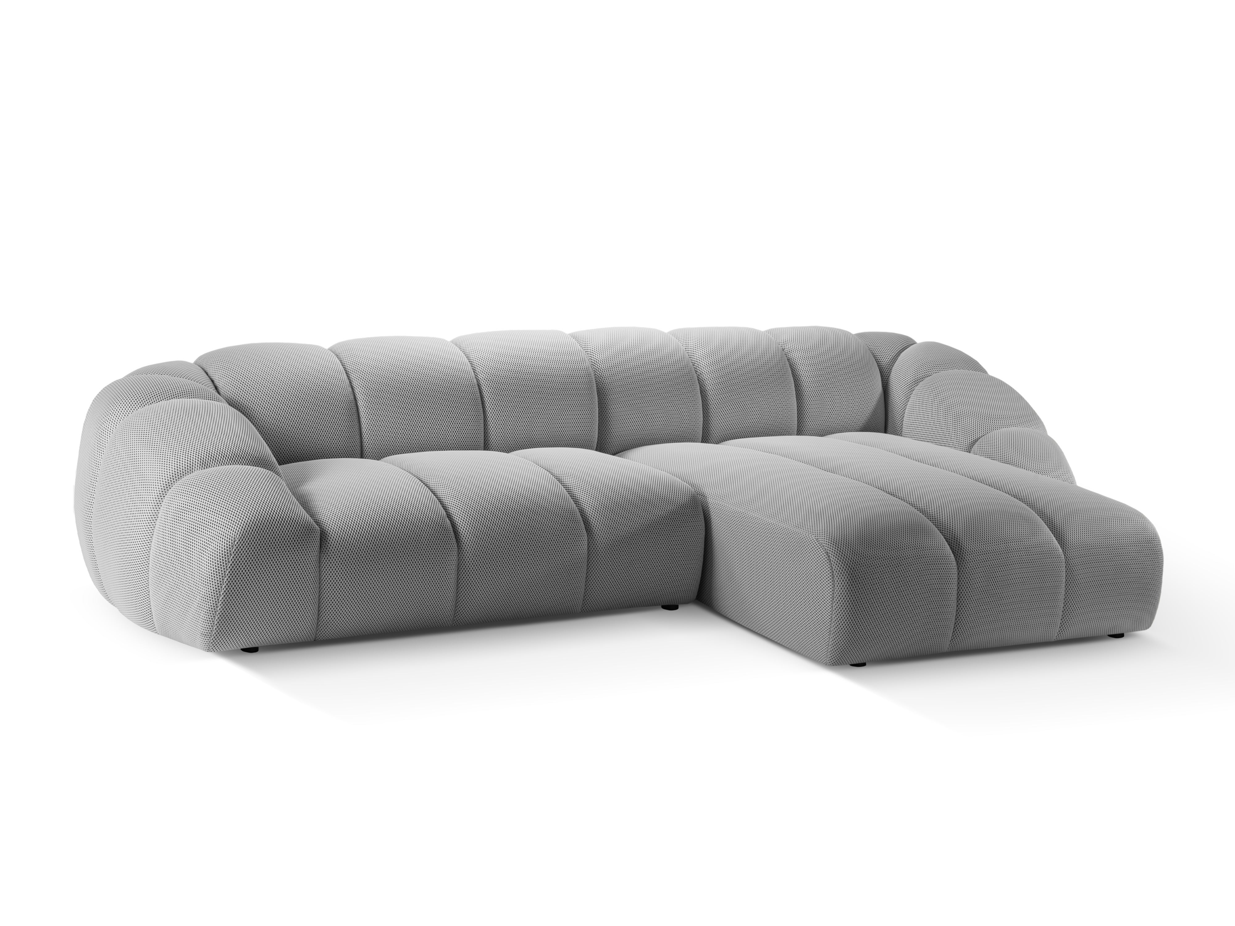 Rechte Ecke Sofa, "Diana", 4 Sitze, Silber, 334x182x72
In Europa gemacht