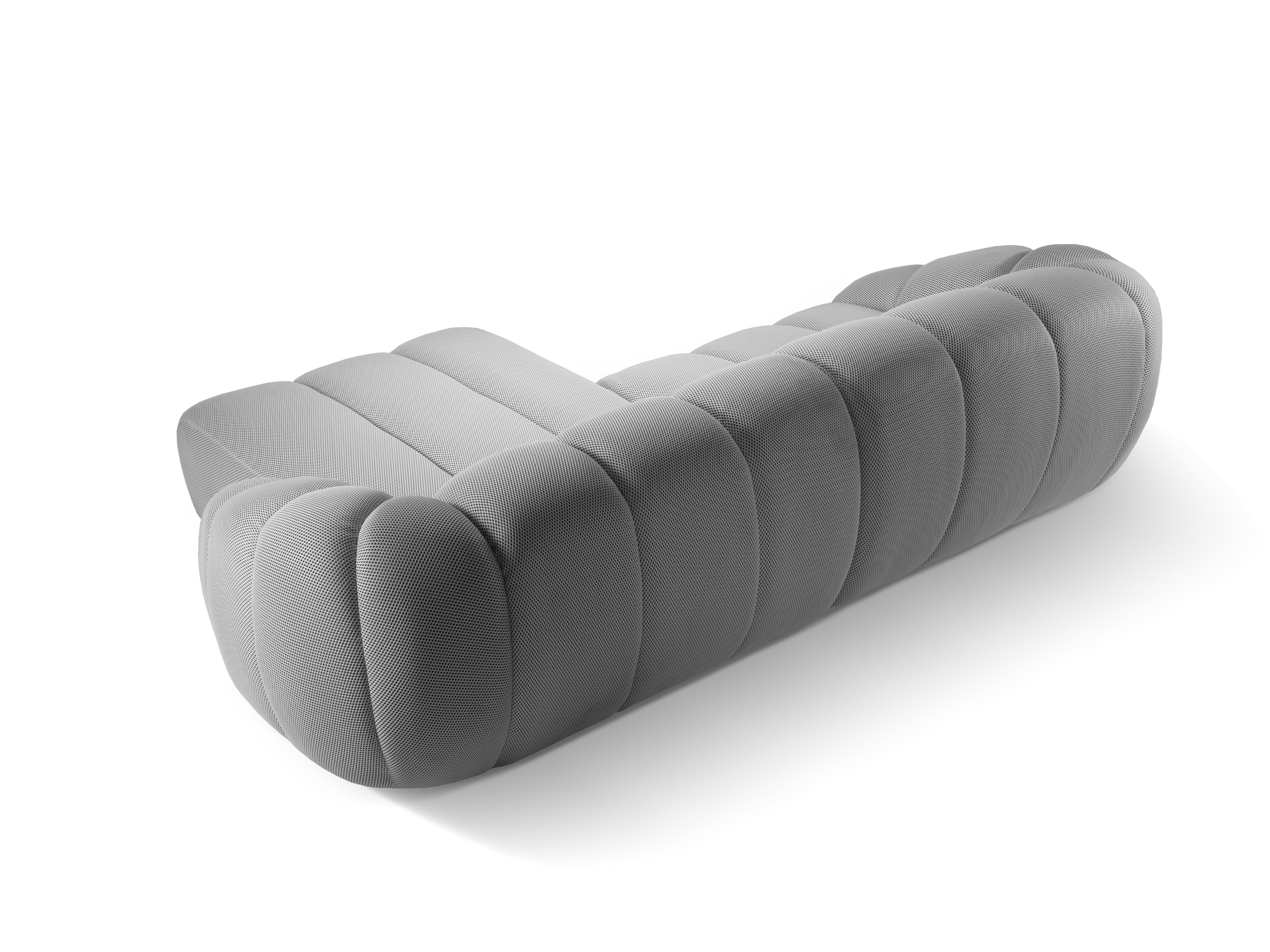 Rechte Ecke Sofa, "Diana", 4 Sitze, Silber, 334x182x72
In Europa gemacht