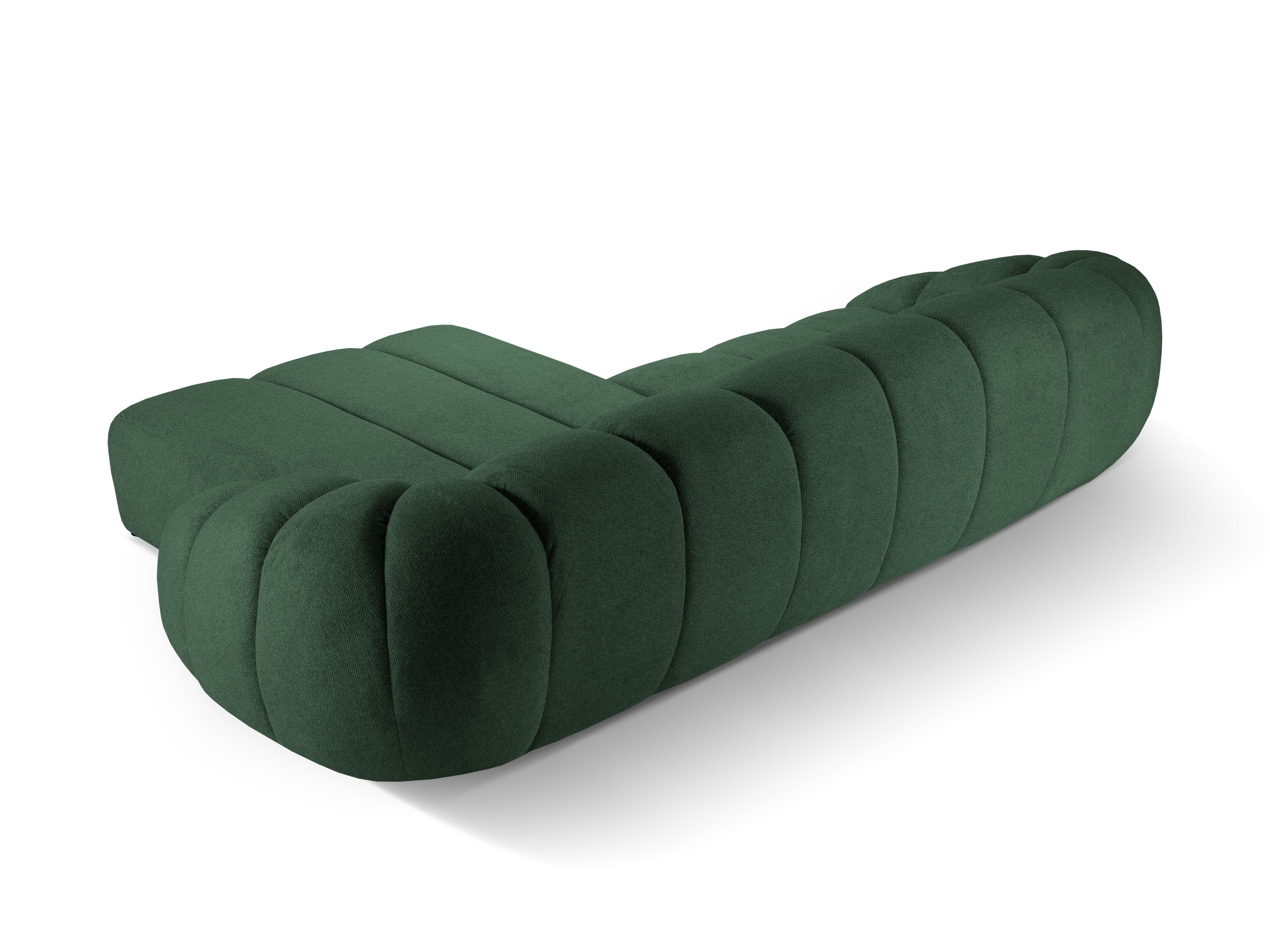 Samtrechte Ecksofa, "Diana", 4 Sitze, Grün, 334x182x72
In Europa gemacht