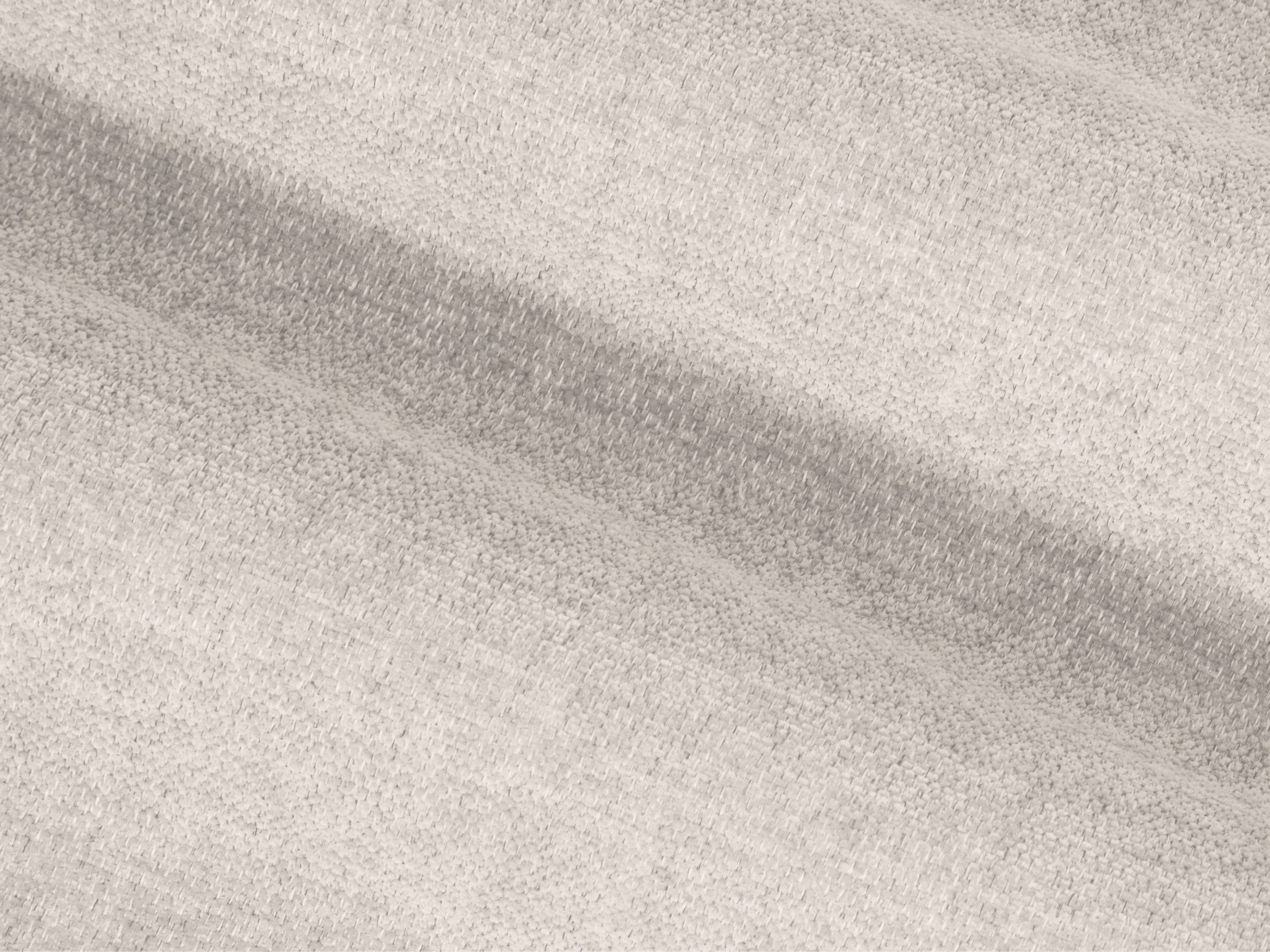 Right-facing L-shaped corner sofa BEMY beige chenille