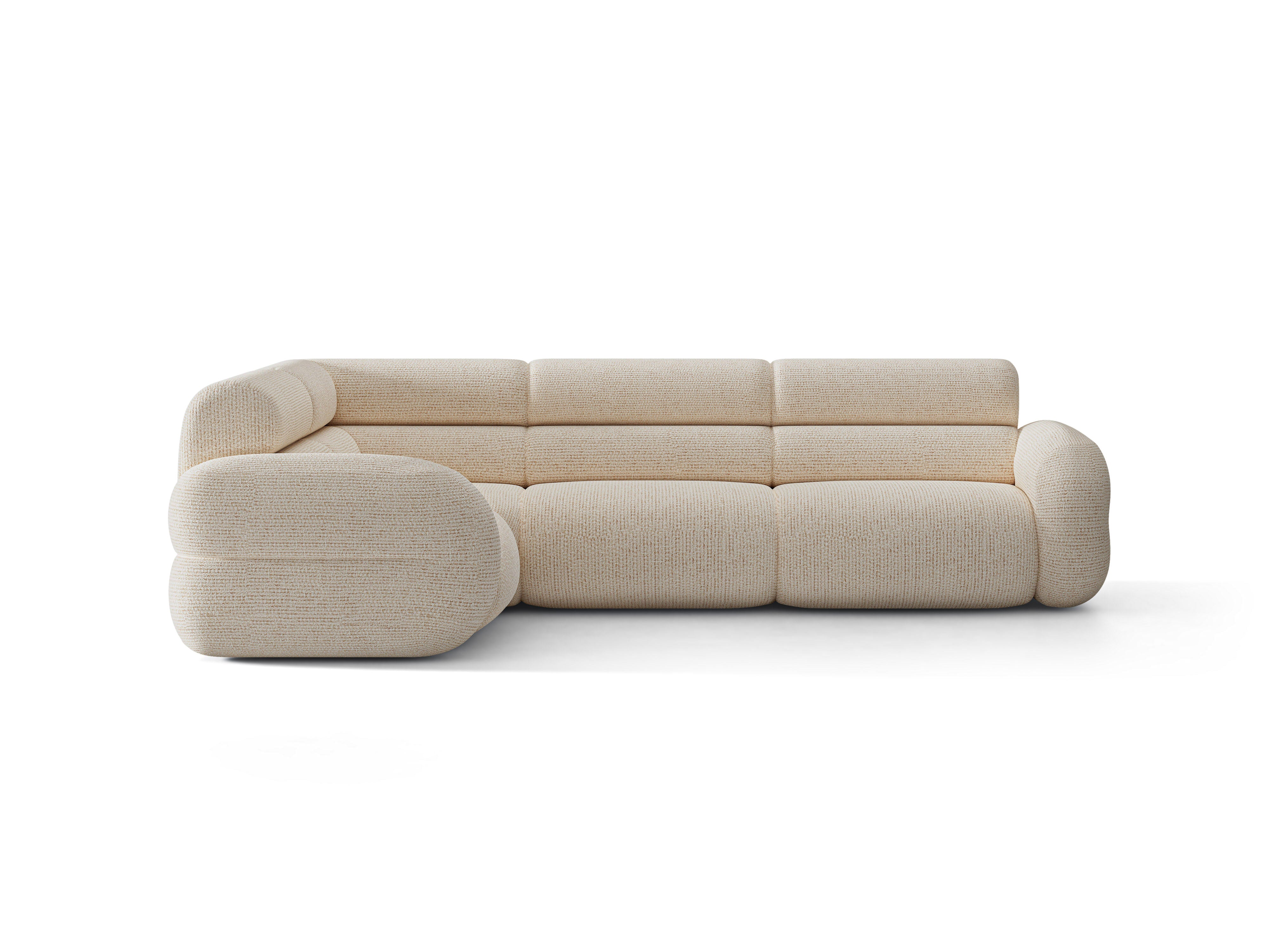 Left-facing L-shaped NEO sofa in beige mélange